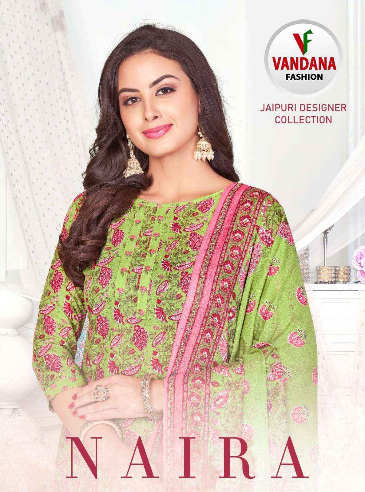 Vandana Fashion Naira Cotton Dress Material Wholesale Price