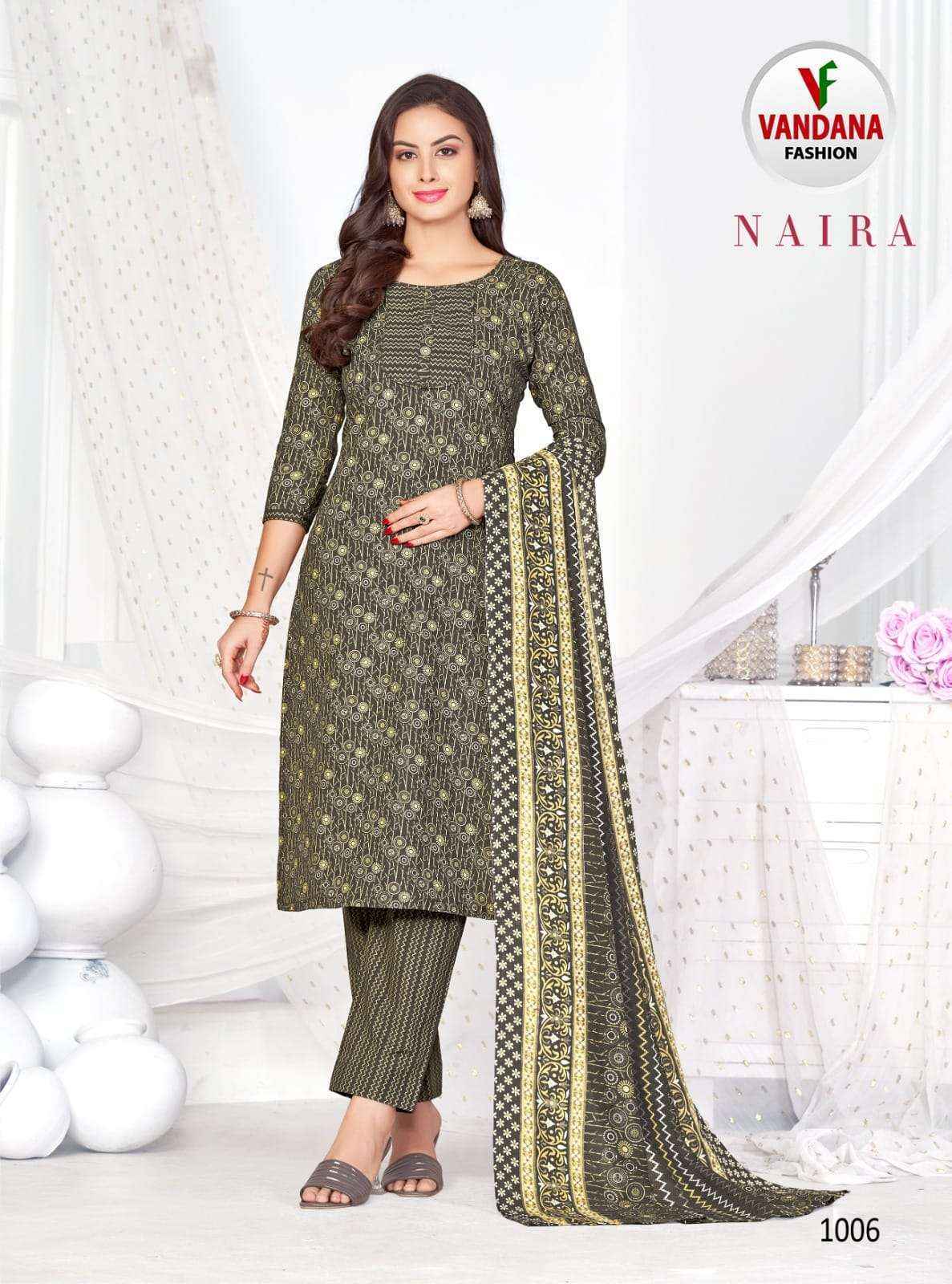 Vandana Fashion Naira Cotton Dress Material Wholesale Price