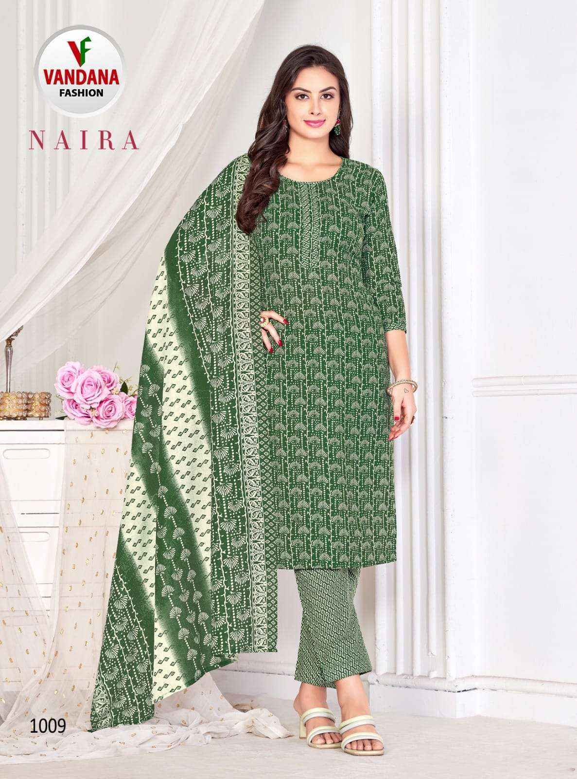 Vandana Fashion Naira Cotton Dress Material Wholesale Price