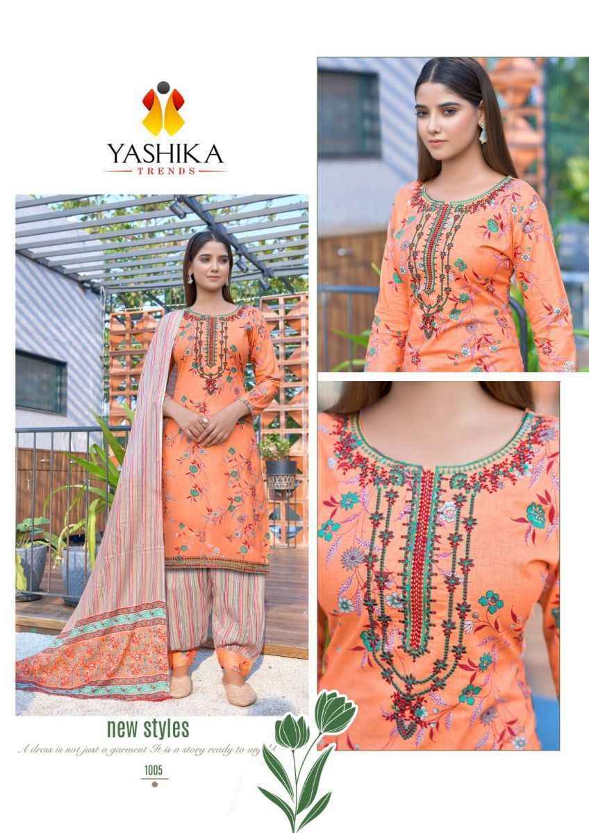 Yashika Trends Guzarish Cotton Dress Material 8 pcs Catalogue