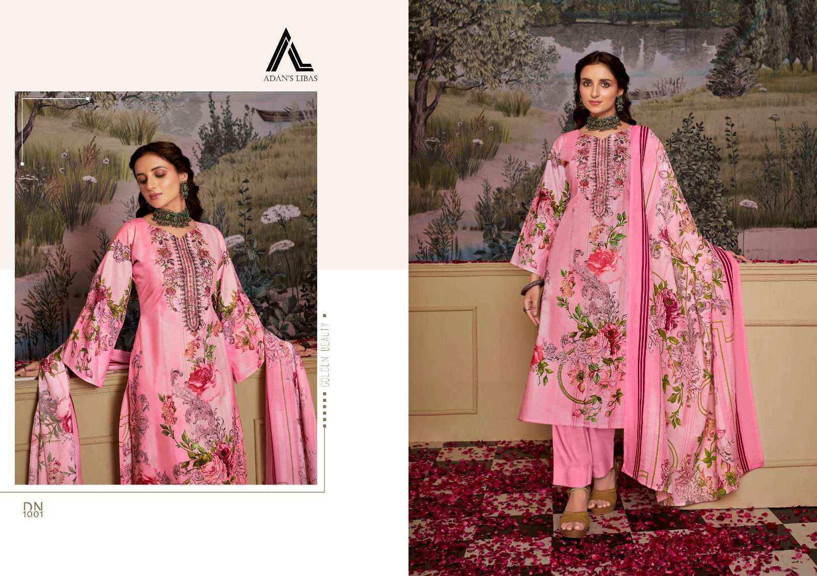 Adan Libas Naira Vol 27 Cotton Dress Material 8 pcs Catalogue