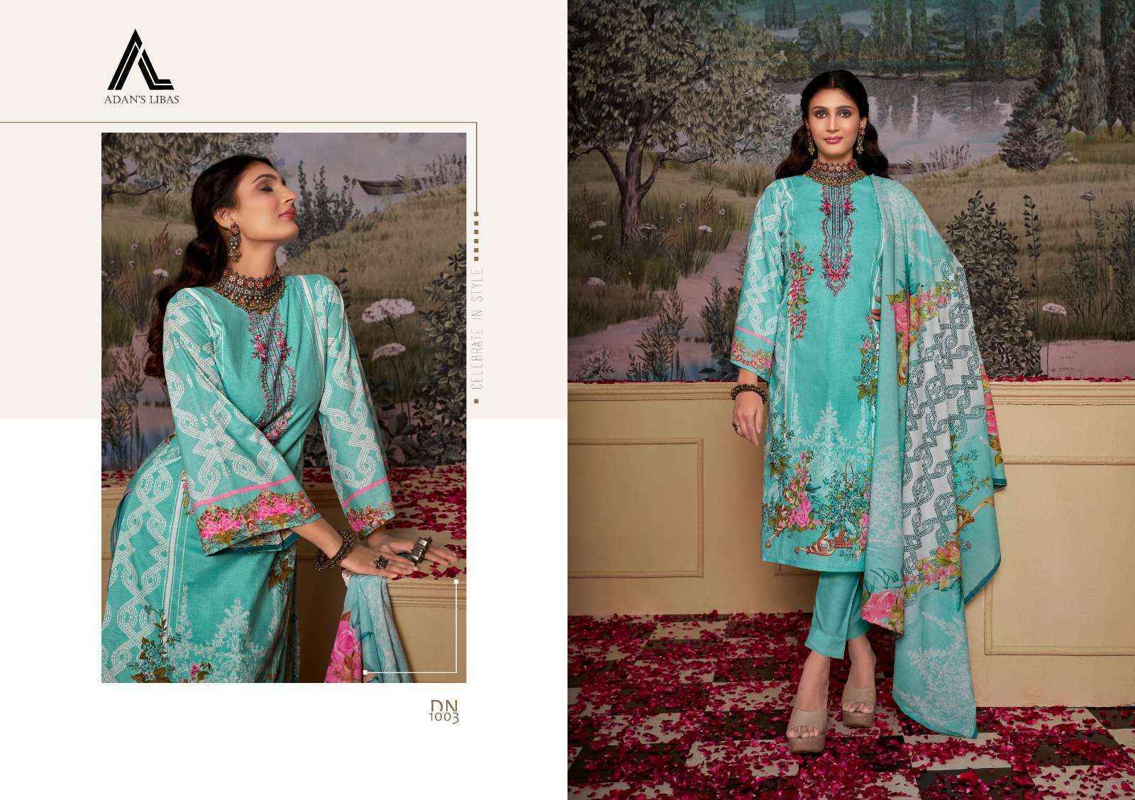 Adan Libas Naira Vol 27 Cotton Dress Material 8 pcs Catalogue