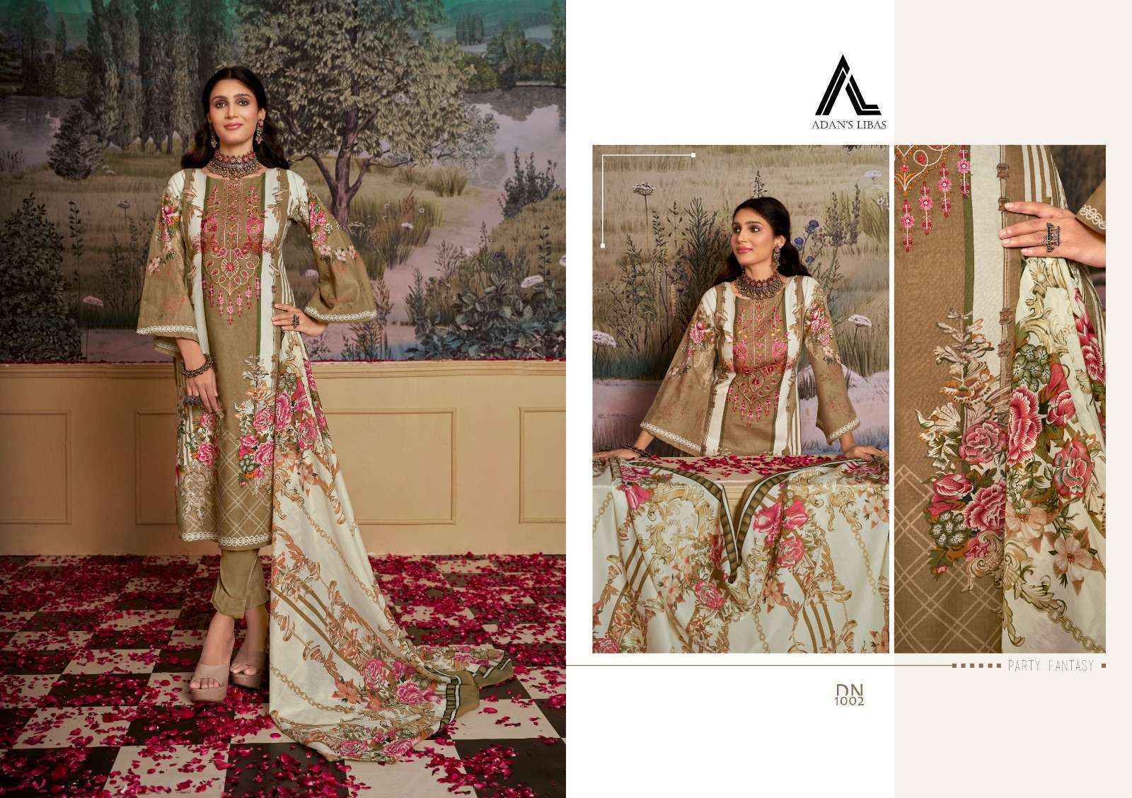 Adan Libas Naira Vol 27 Cotton Dress Material 8 pcs Catalogue