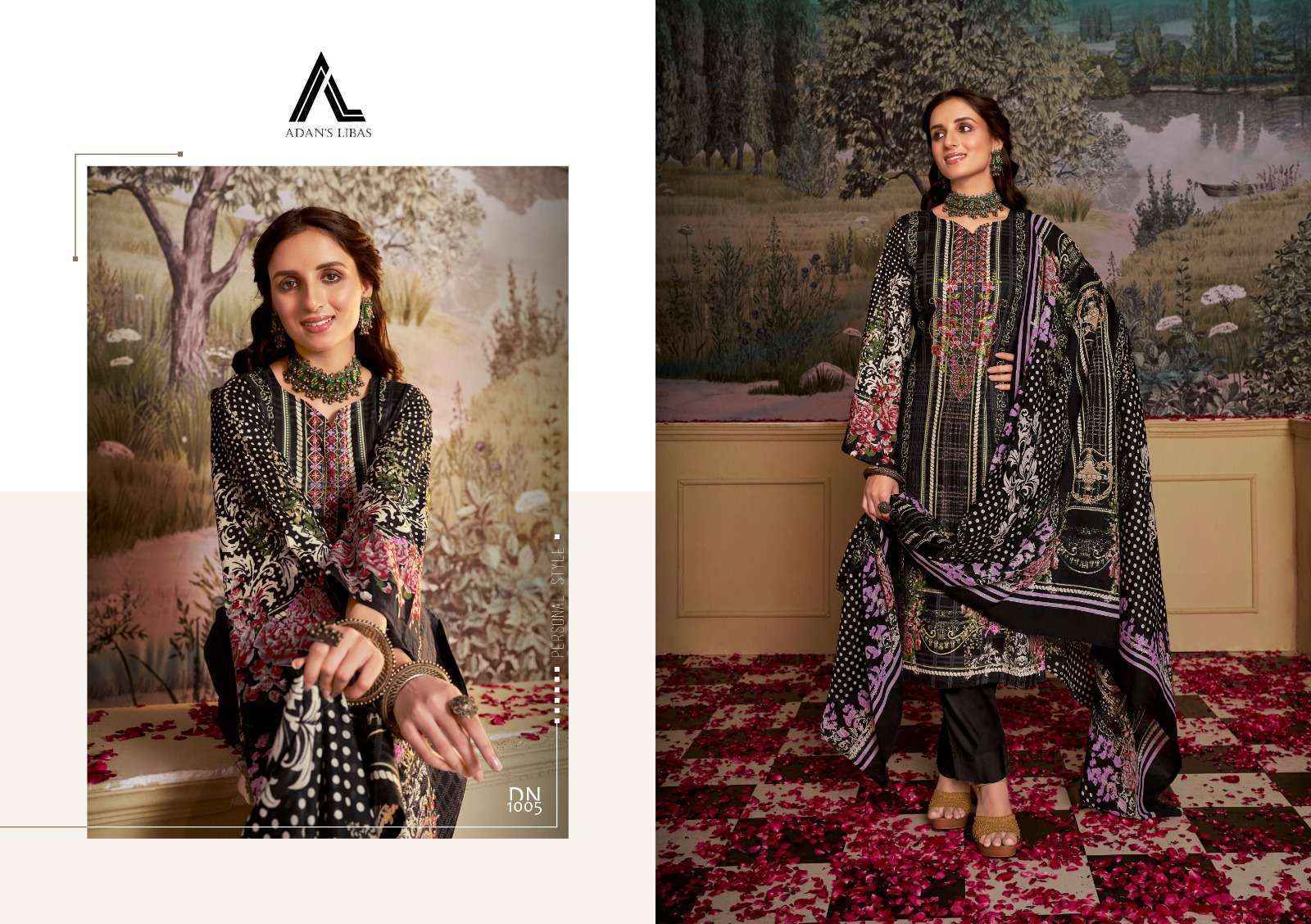 Adan Libas Naira Vol 27 Cotton Dress Material 8 pcs Catalogue