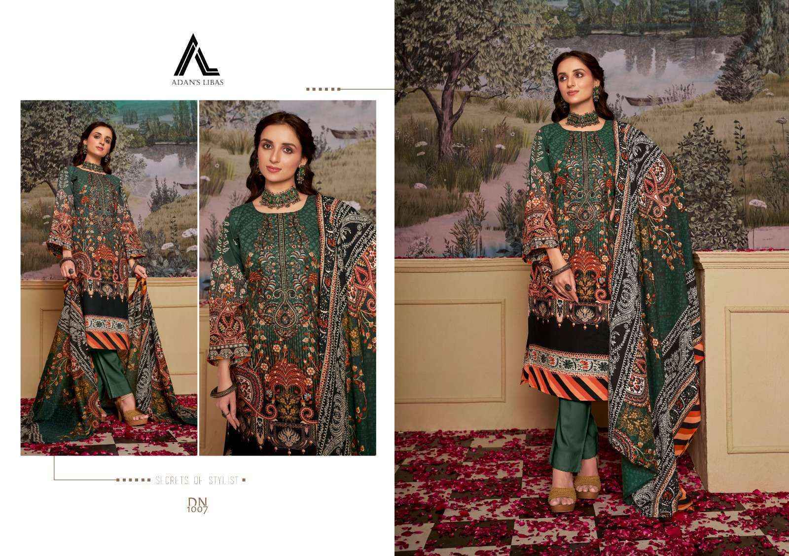 Adan Libas Naira Vol 27 Cotton Dress Material 8 pcs Catalogue