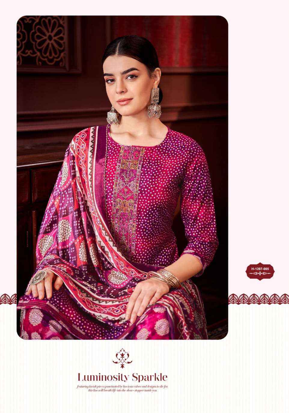 Alok Nikhar E Patiyala Viscose Dress Material 8 pcs Catalogue