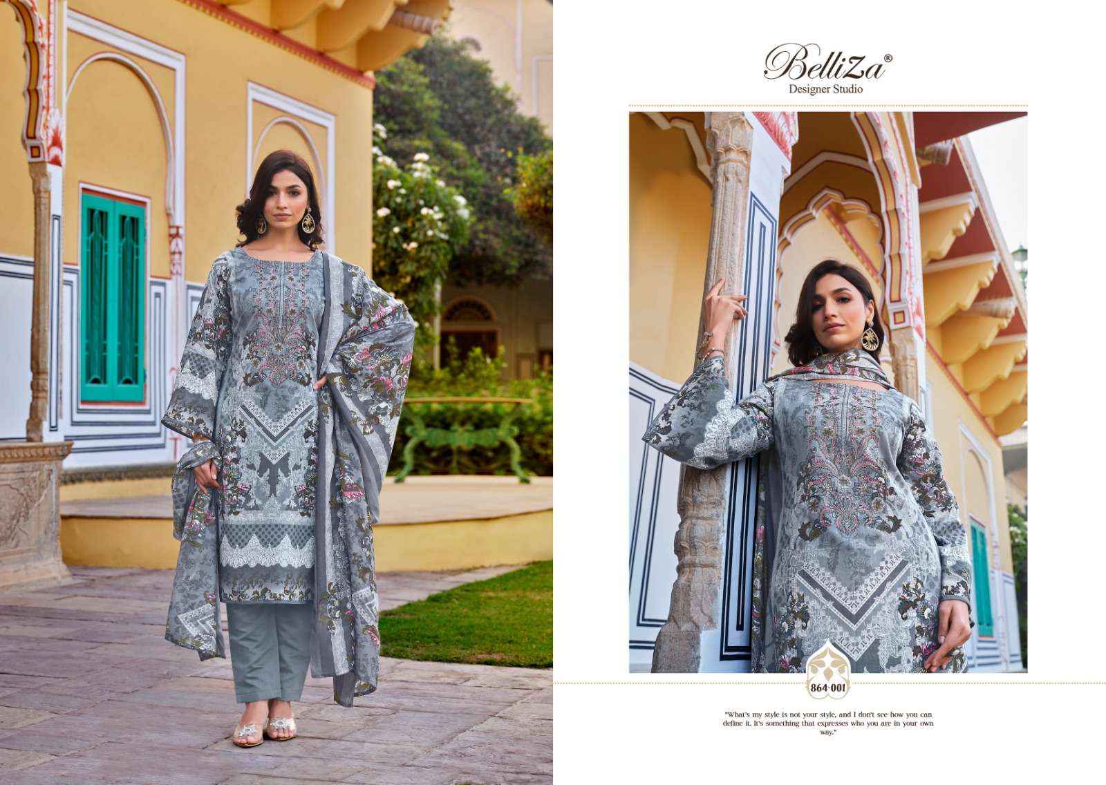 BELLIZA DESIGNER SUITS NAIRA VOL 26 COTTON SALWAR SUITS