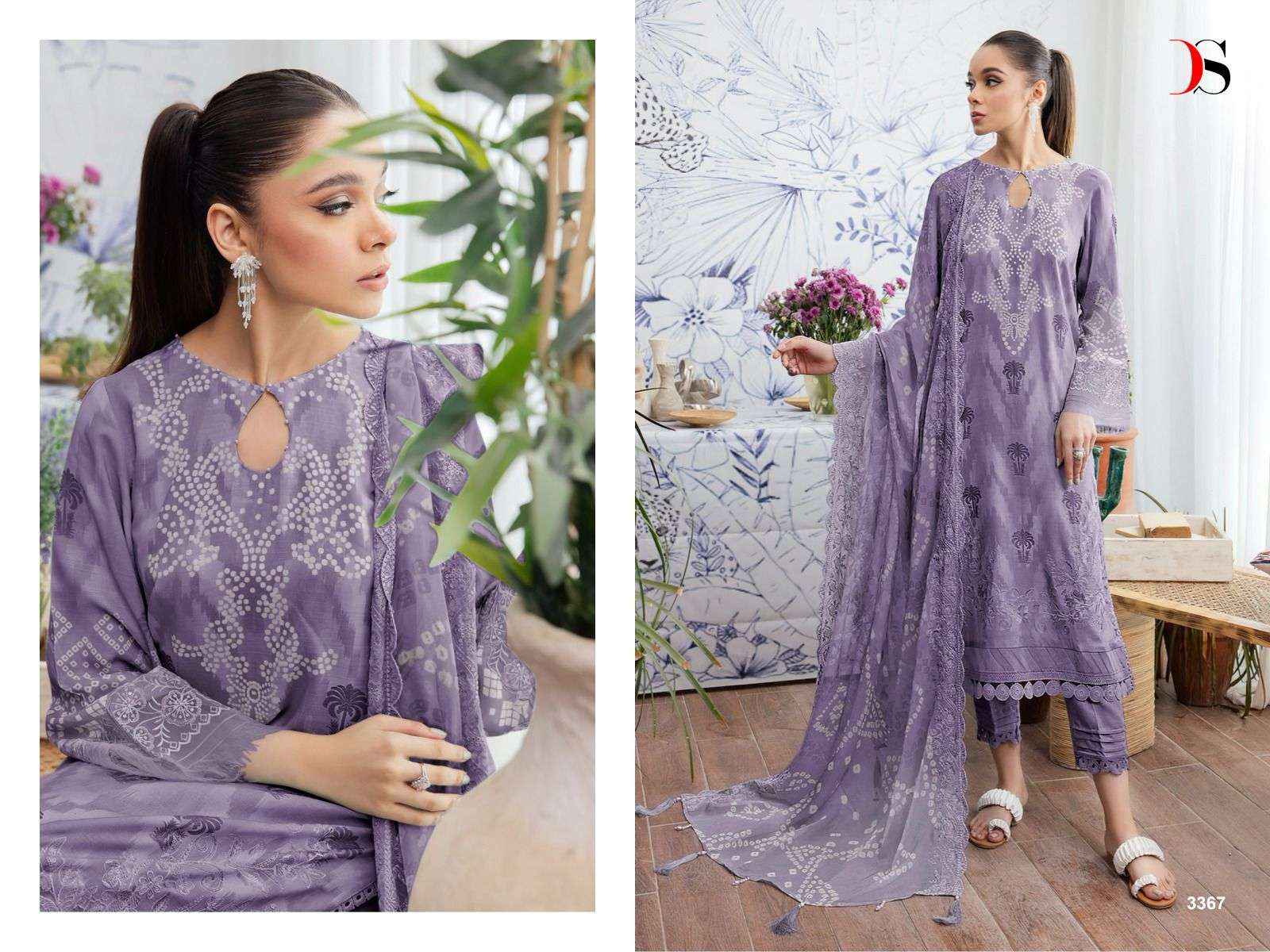 DEEPSY SUITS NUREH GARDENIA 24 COTTON SALWAR KMEEZ