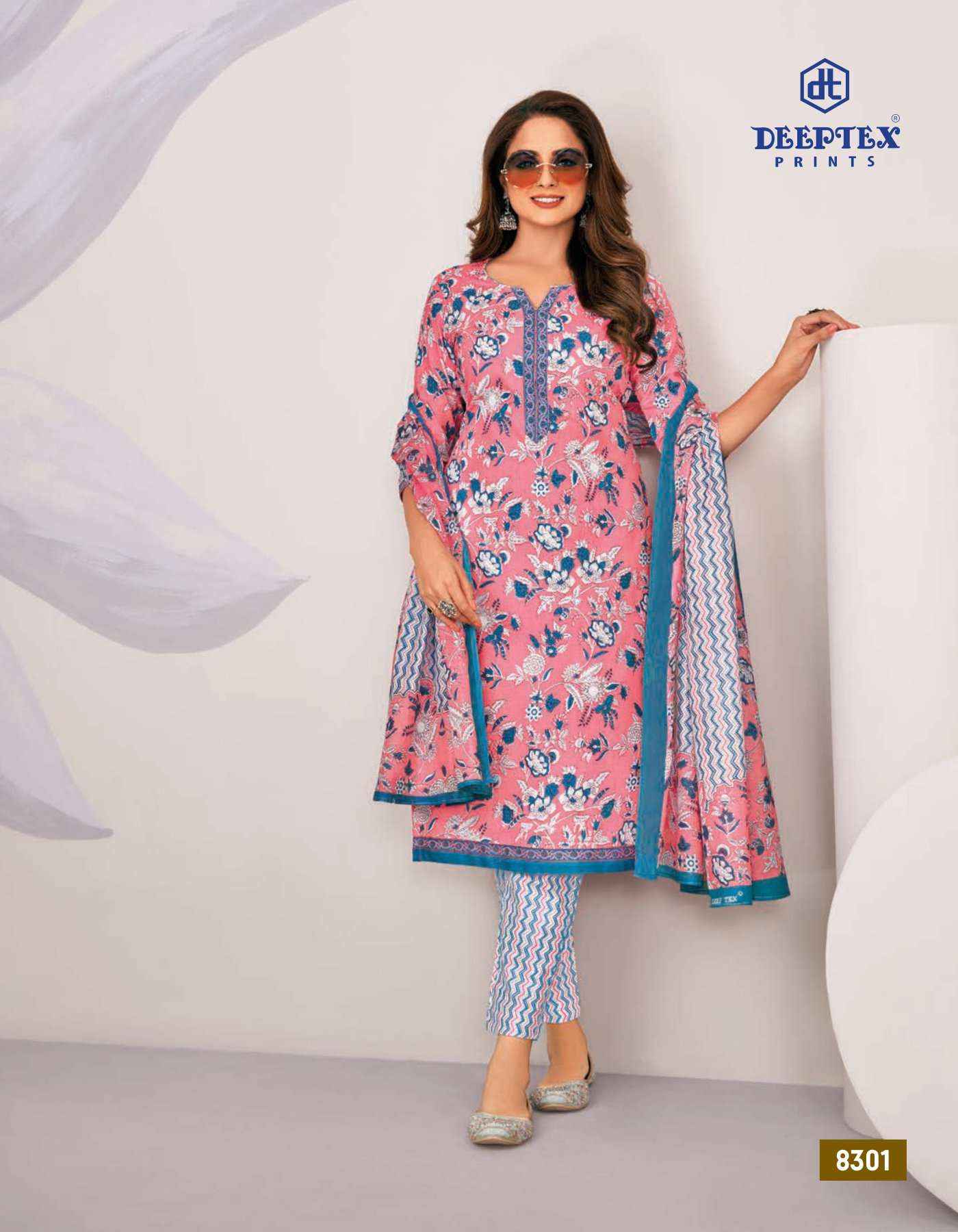 DEEPTEX PRINTS MISS INDIA VOL 83 PURE COTTON DRESS MATERIAL