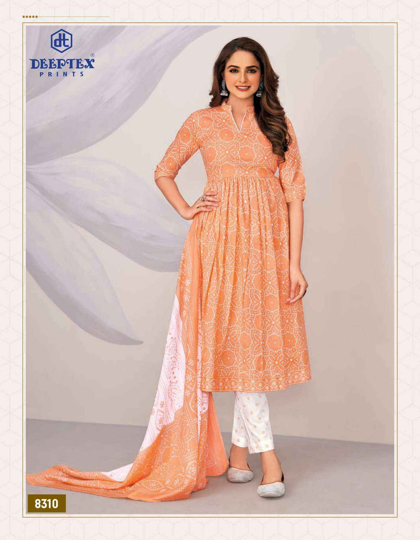 DEEPTEX PRINTS MISS INDIA VOL 83 PURE COTTON DRESS MATERIAL