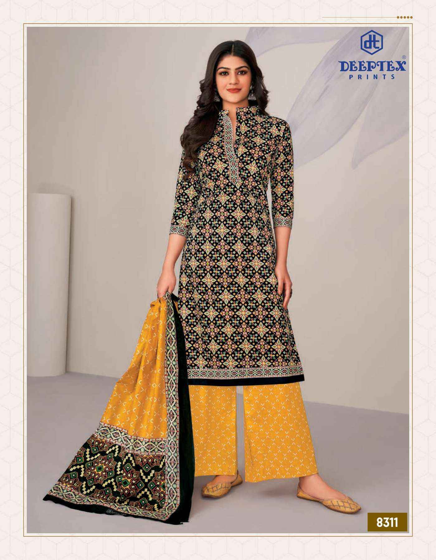 DEEPTEX PRINTS MISS INDIA VOL 83 PURE COTTON DRESS MATERIAL