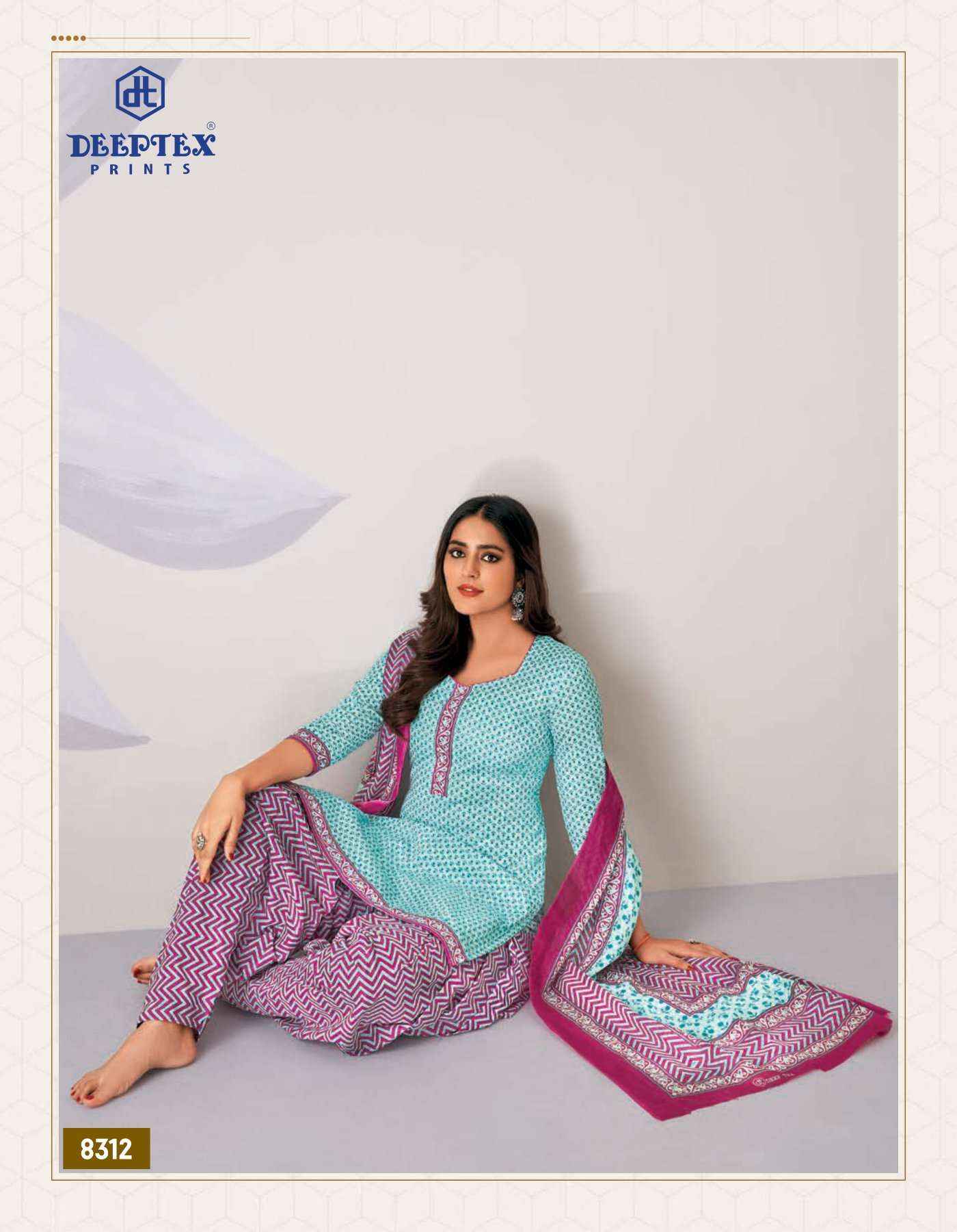 DEEPTEX PRINTS MISS INDIA VOL 83 PURE COTTON DRESS MATERIAL