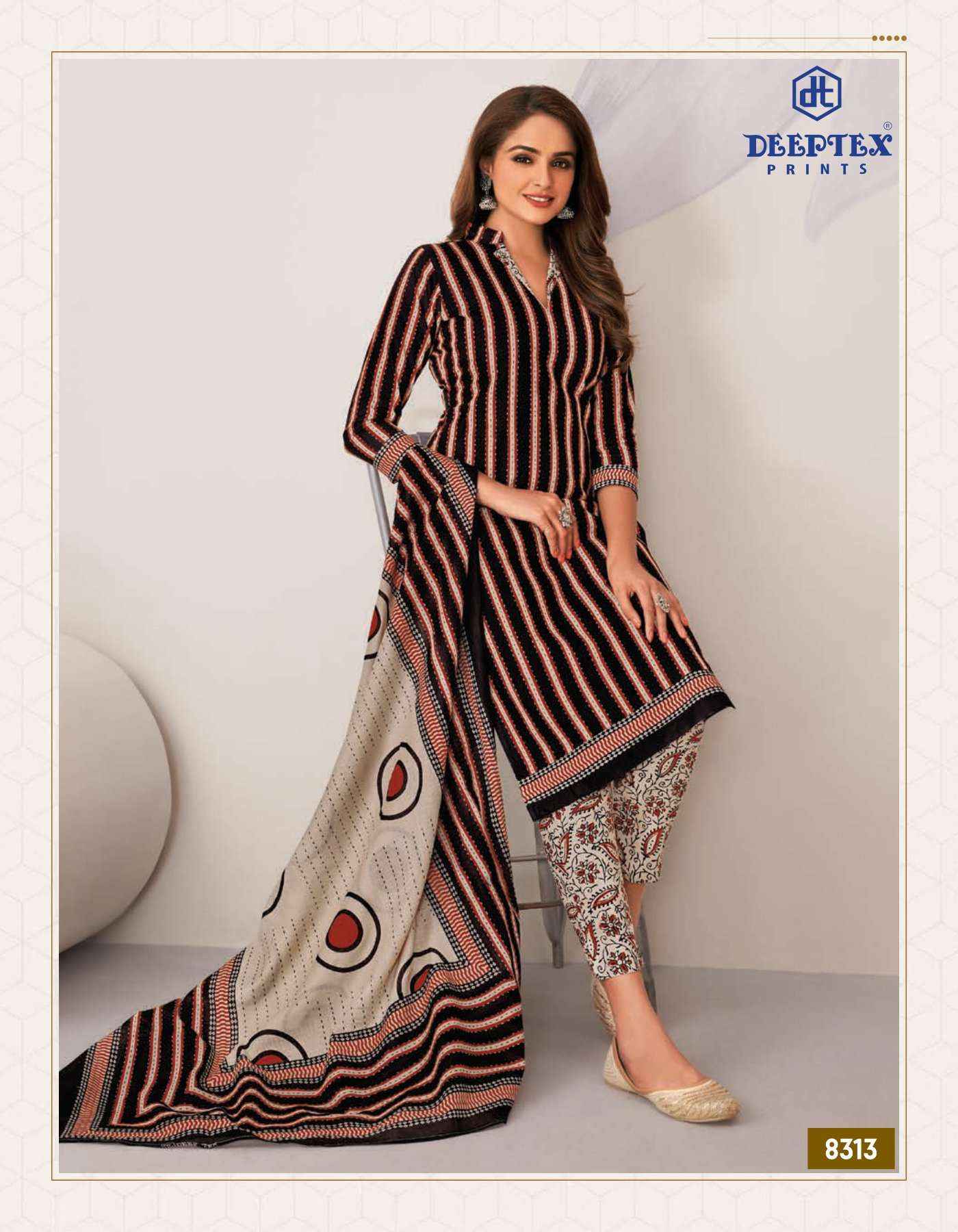 DEEPTEX PRINTS MISS INDIA VOL 83 PURE COTTON DRESS MATERIAL