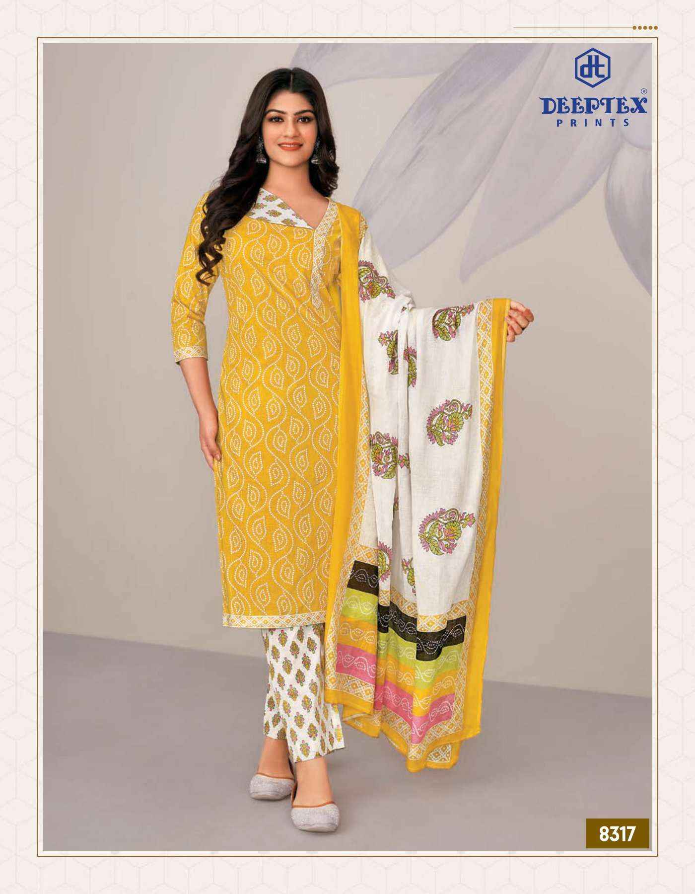 DEEPTEX PRINTS MISS INDIA VOL 83 PURE COTTON DRESS MATERIAL