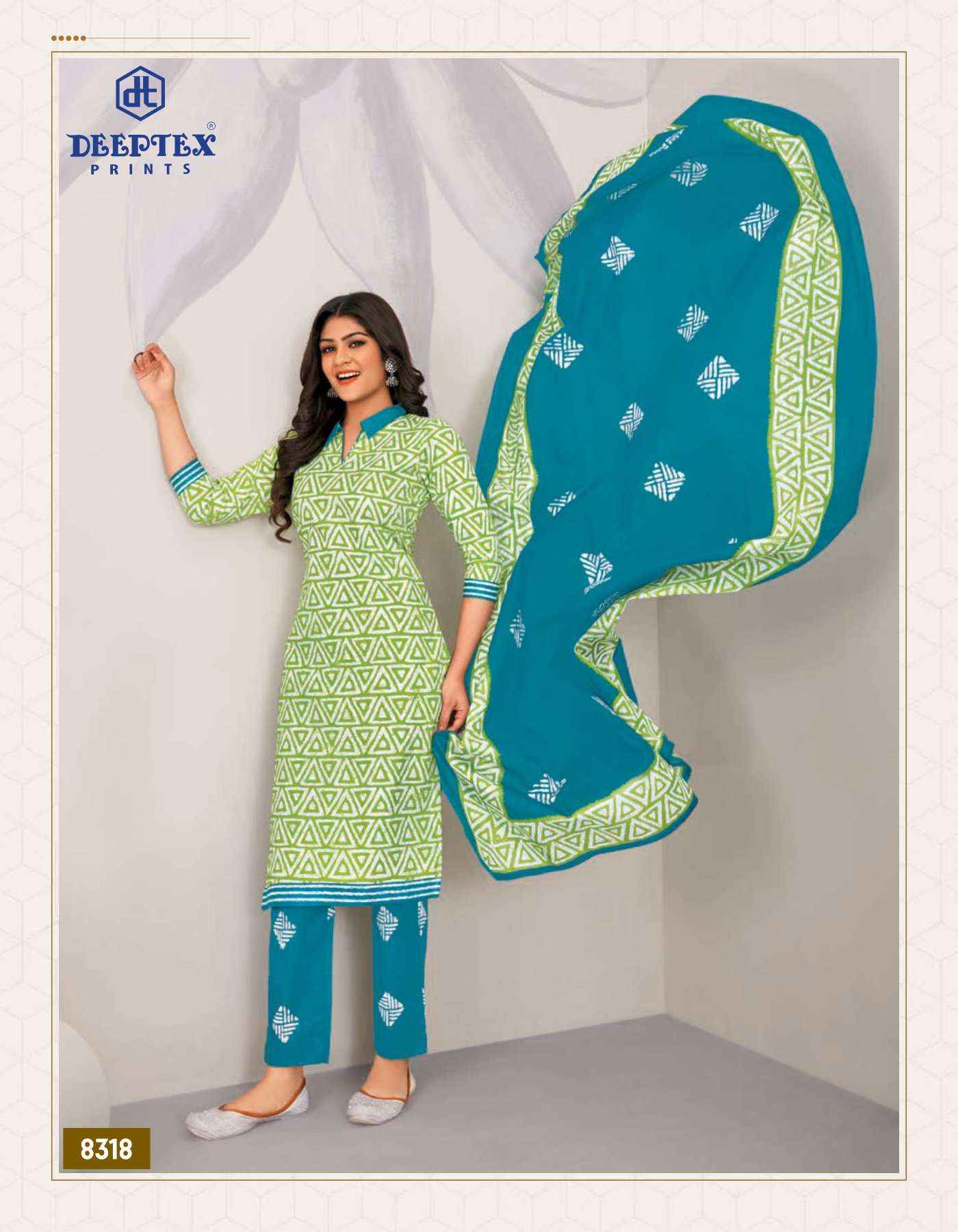 DEEPTEX PRINTS MISS INDIA VOL 83 PURE COTTON DRESS MATERIAL