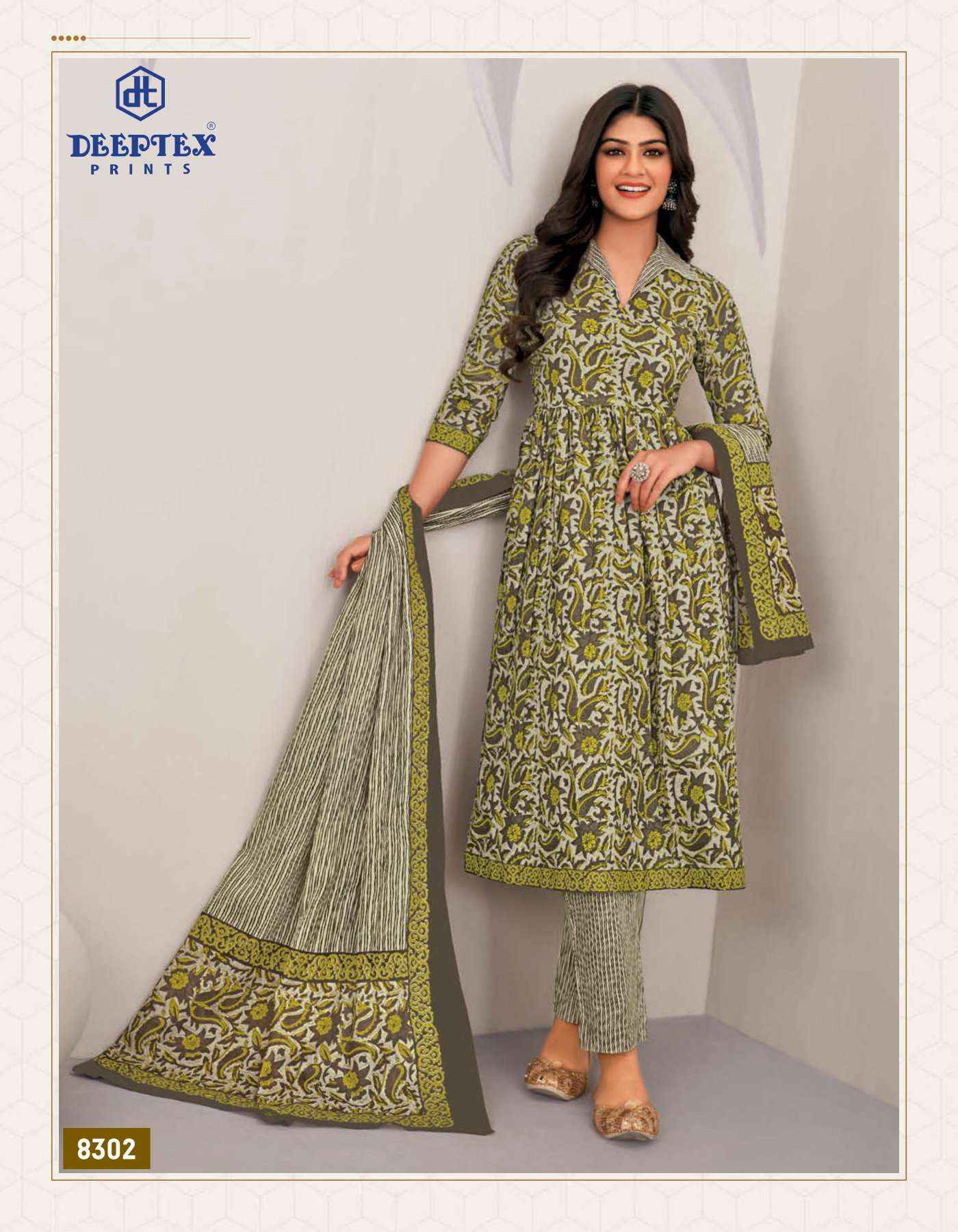 DEEPTEX PRINTS MISS INDIA VOL 83 PURE COTTON DRESS MATERIAL