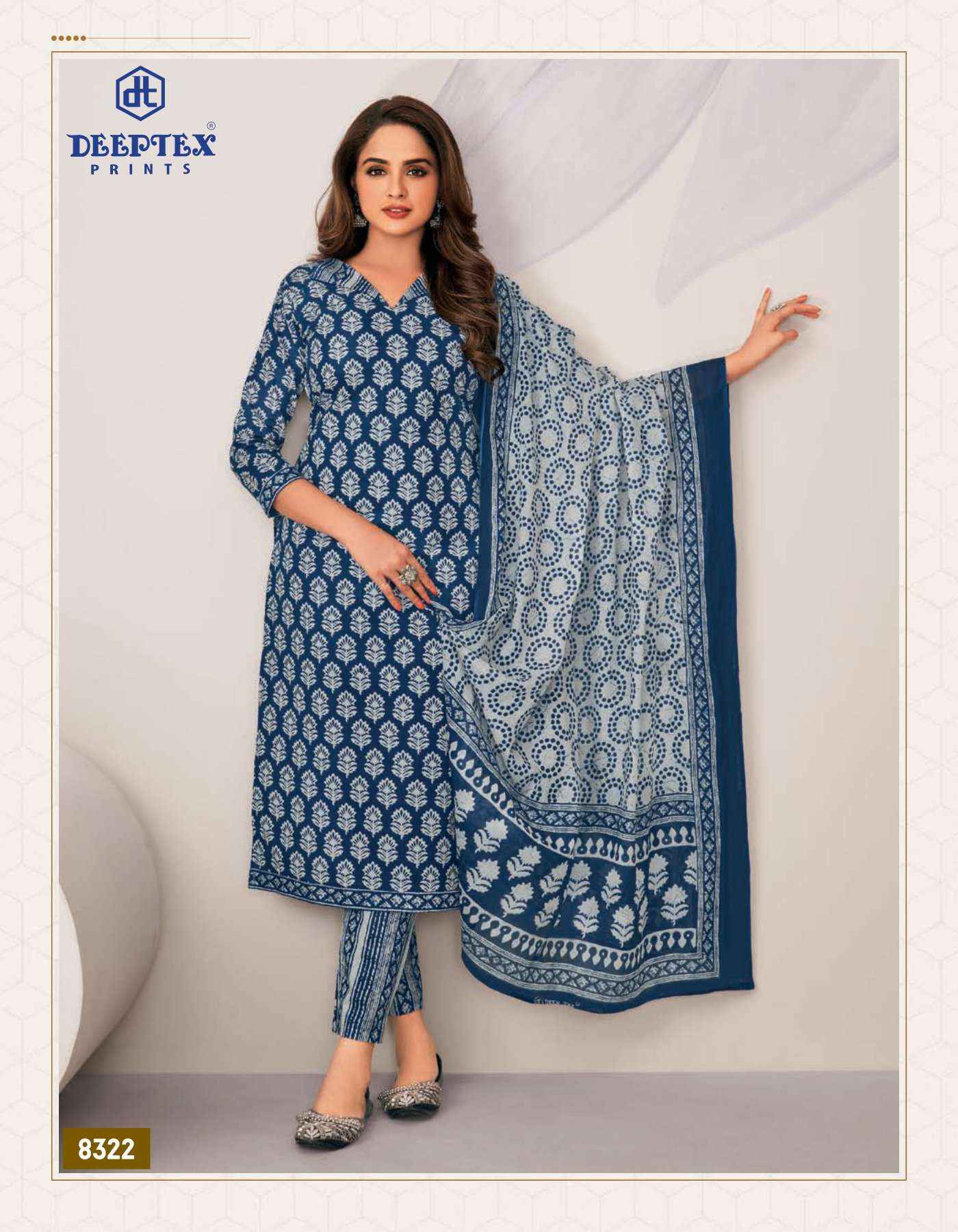 DEEPTEX PRINTS MISS INDIA VOL 83 PURE COTTON DRESS MATERIAL