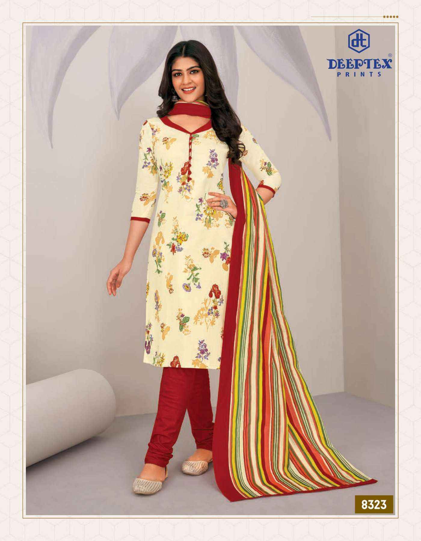 DEEPTEX PRINTS MISS INDIA VOL 83 PURE COTTON DRESS MATERIAL