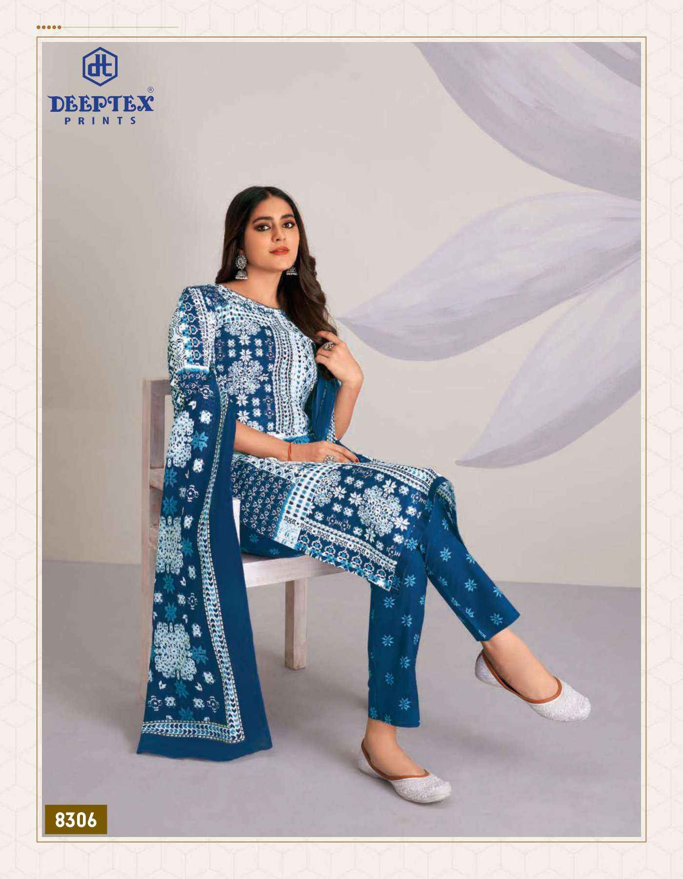 DEEPTEX PRINTS MISS INDIA VOL 83 PURE COTTON DRESS MATERIAL