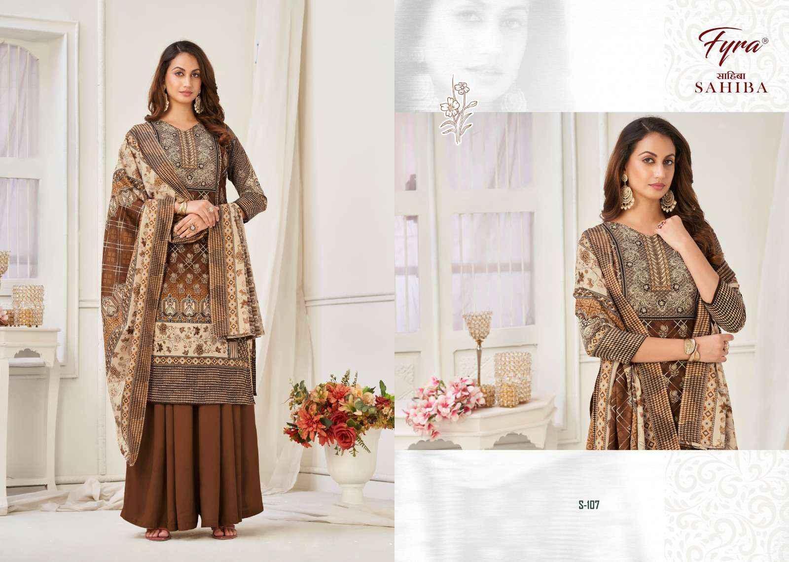 FYRA DESIGNING HUB SAHIBA DRESS MATERIAL WHOLESALE PRICE