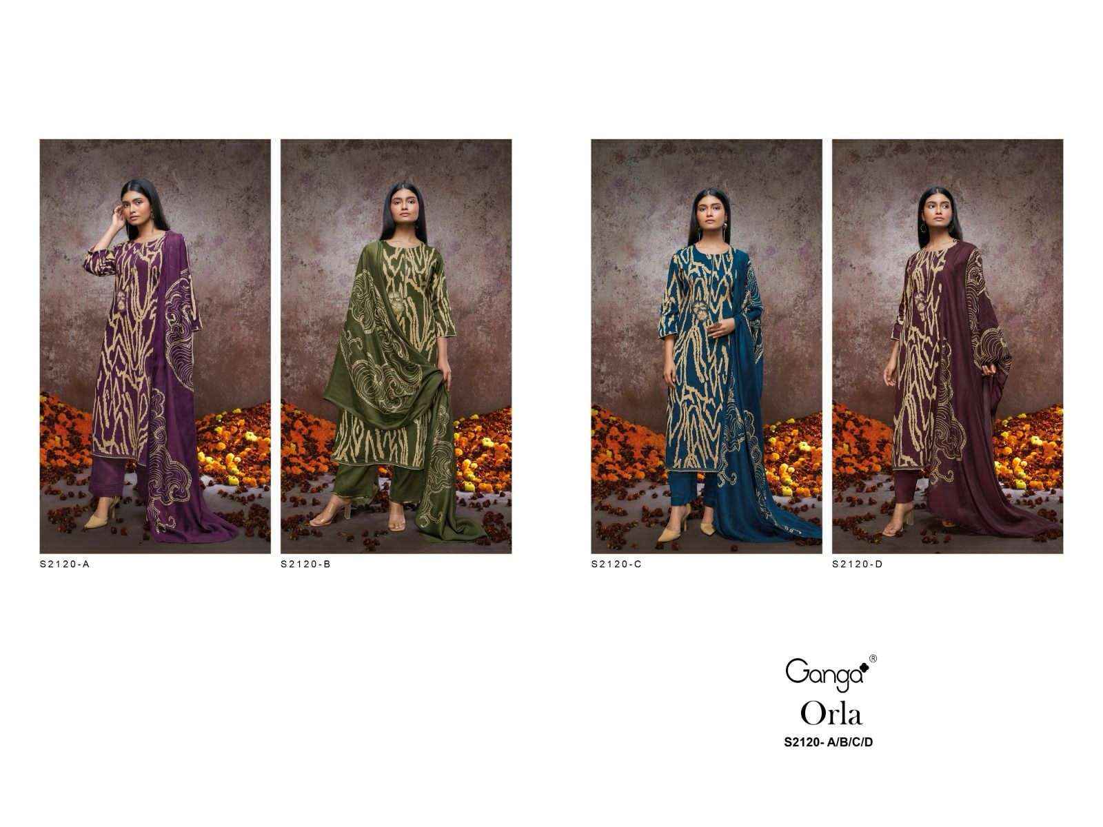 GANGA FASHION ORLA 2120 COTTON SUITS