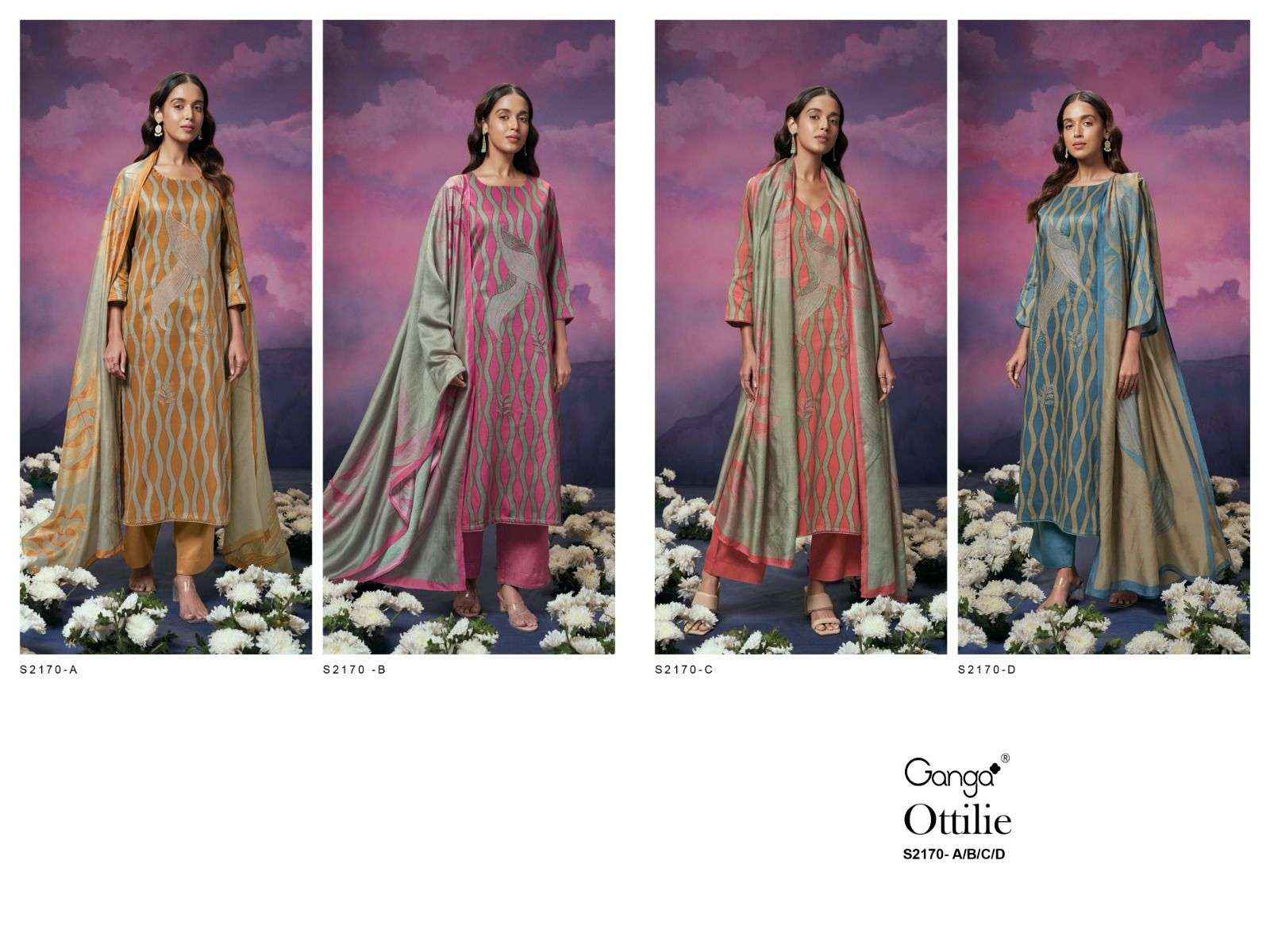 GANGA FASHION OTTILIE 2170 TRADITIONAL WEAR SALWAR SUITS