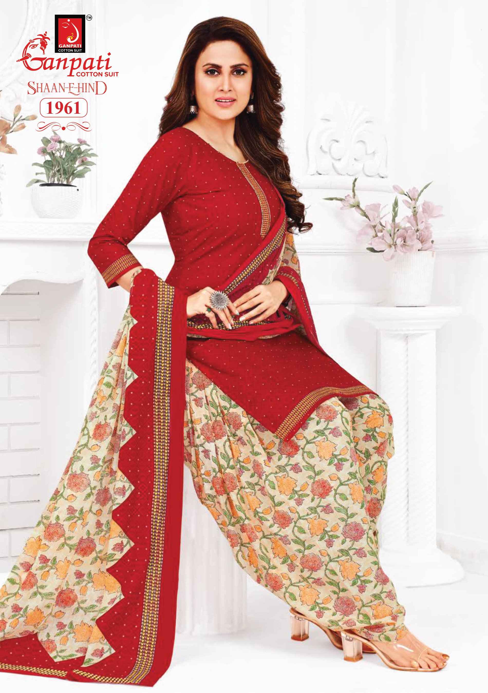 Ganpati Cotton Shaan E Hind Vol-8 Pure Cotton Salwar Suits Wholesale Price