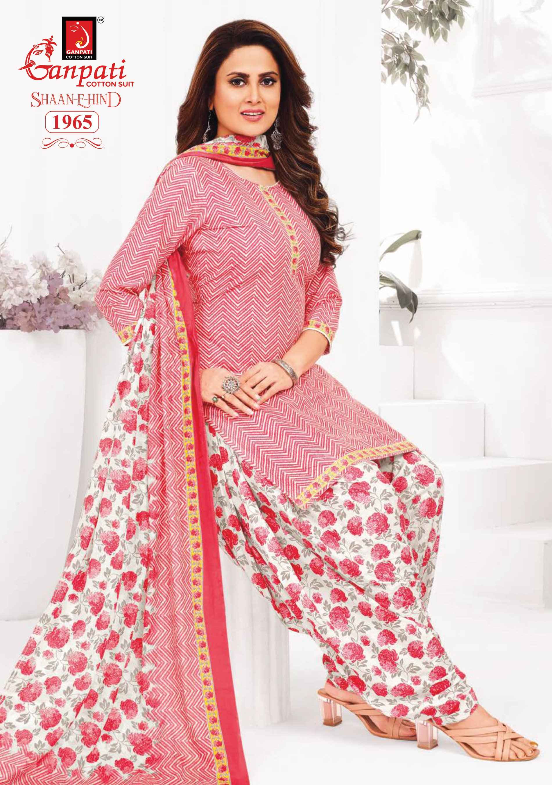 Ganpati Cotton Shaan E Hind Vol-8 Pure Cotton Salwar Suits Wholesale Price