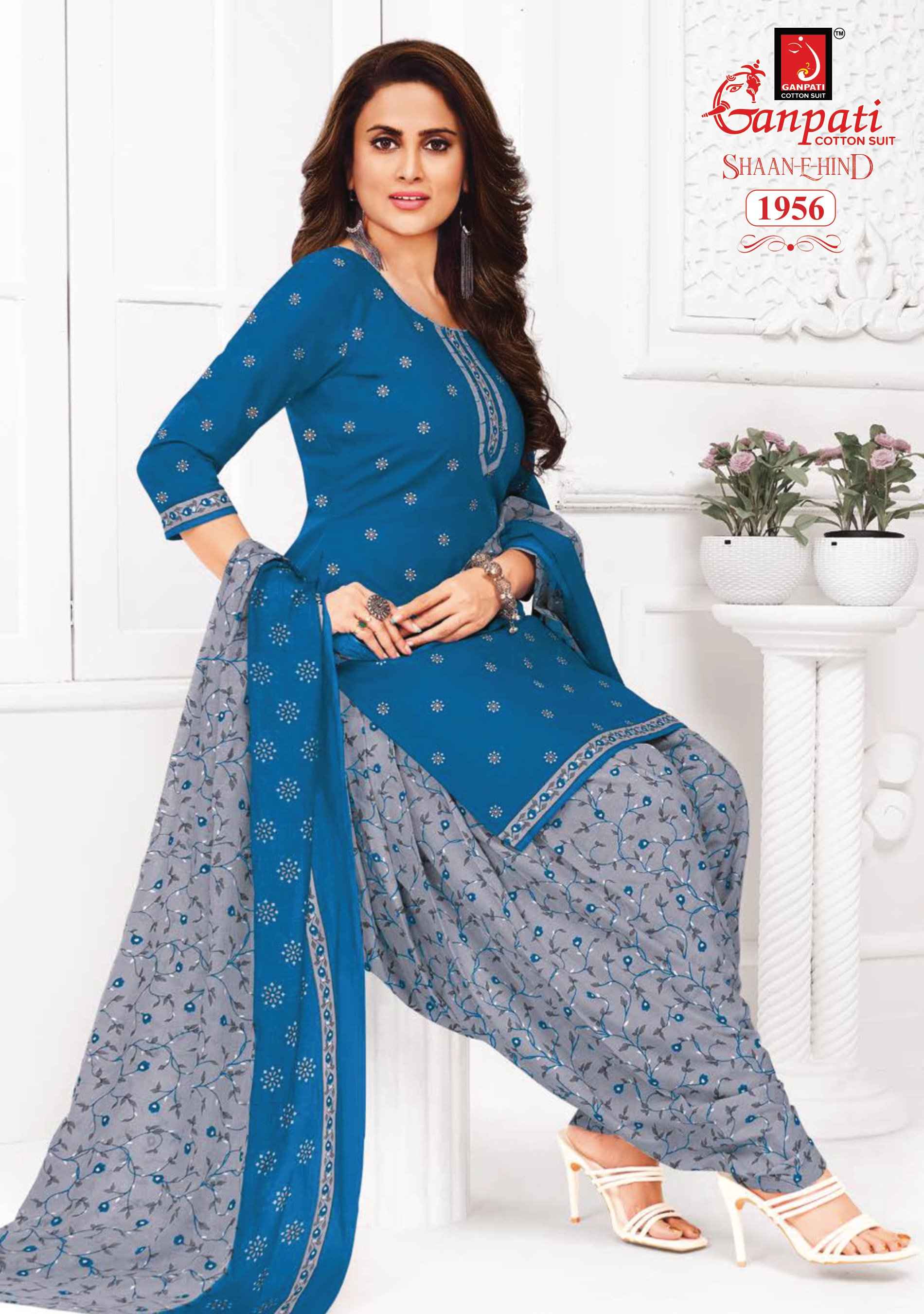 Ganpati Cotton Shaan E Hind Vol-8 Pure Cotton Salwar Suits Wholesale Price