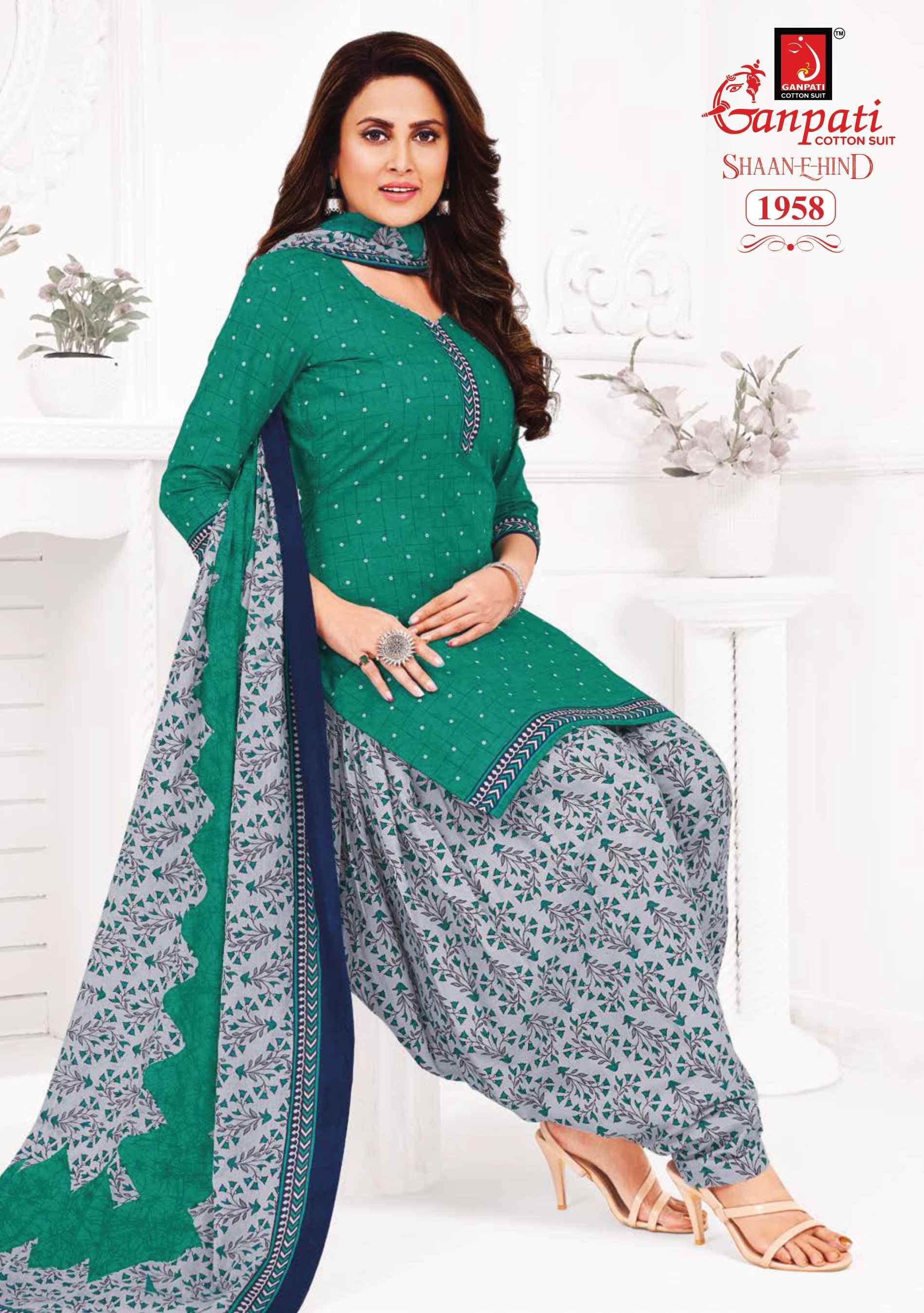 Ganpati Cotton Shaan E Hind Vol-8 Pure Cotton Salwar Suits Wholesale Price