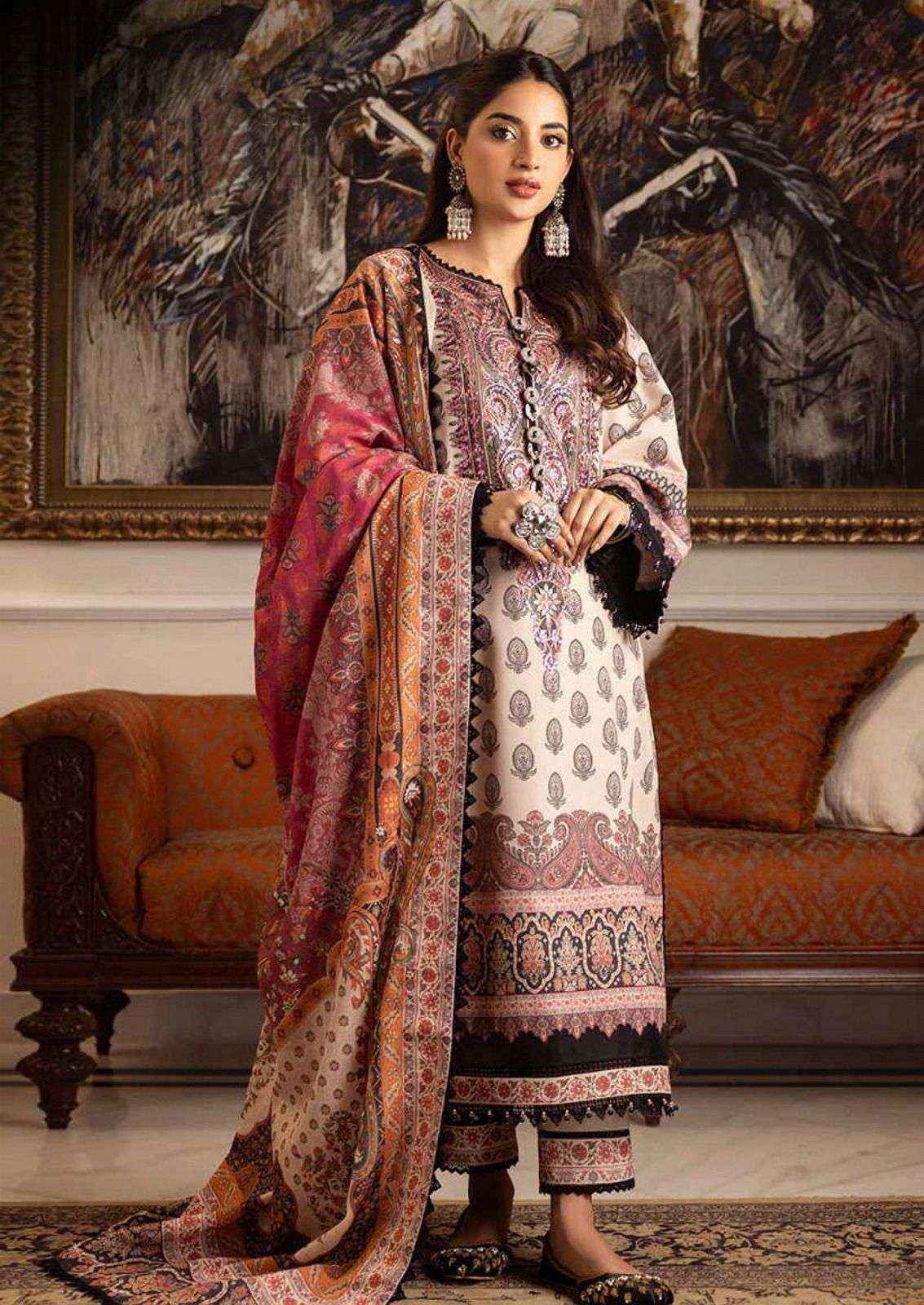 HALA RAMSHA VOL 1 KARACHI COTTON PRINT SUITS