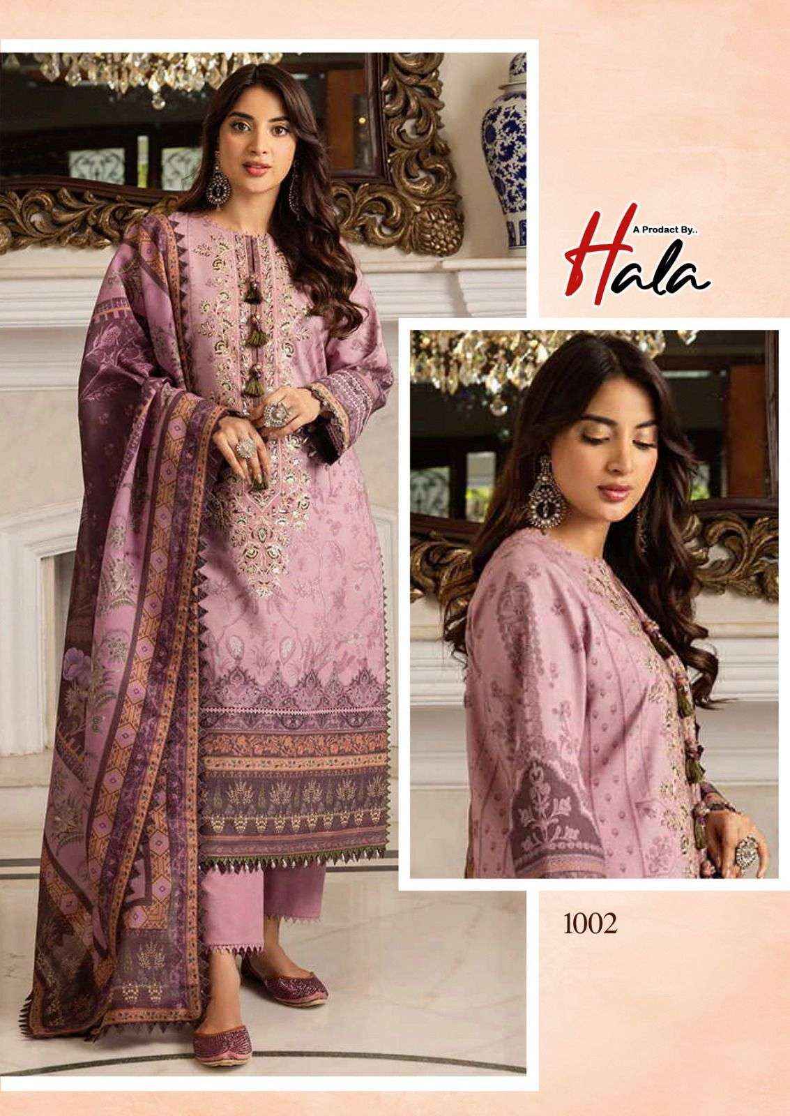 HALA RAMSHA VOL 1 KARACHI COTTON PRINT SUITS