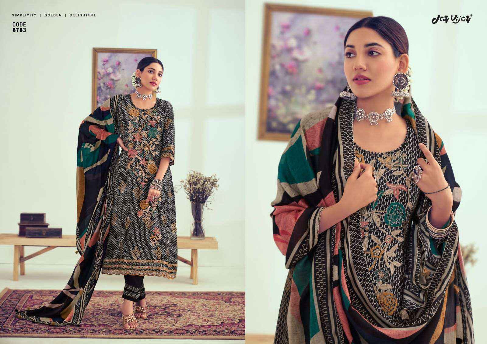 JAY VIJAY KHUBANI SILK JACQUARD DESIGNER SUITS