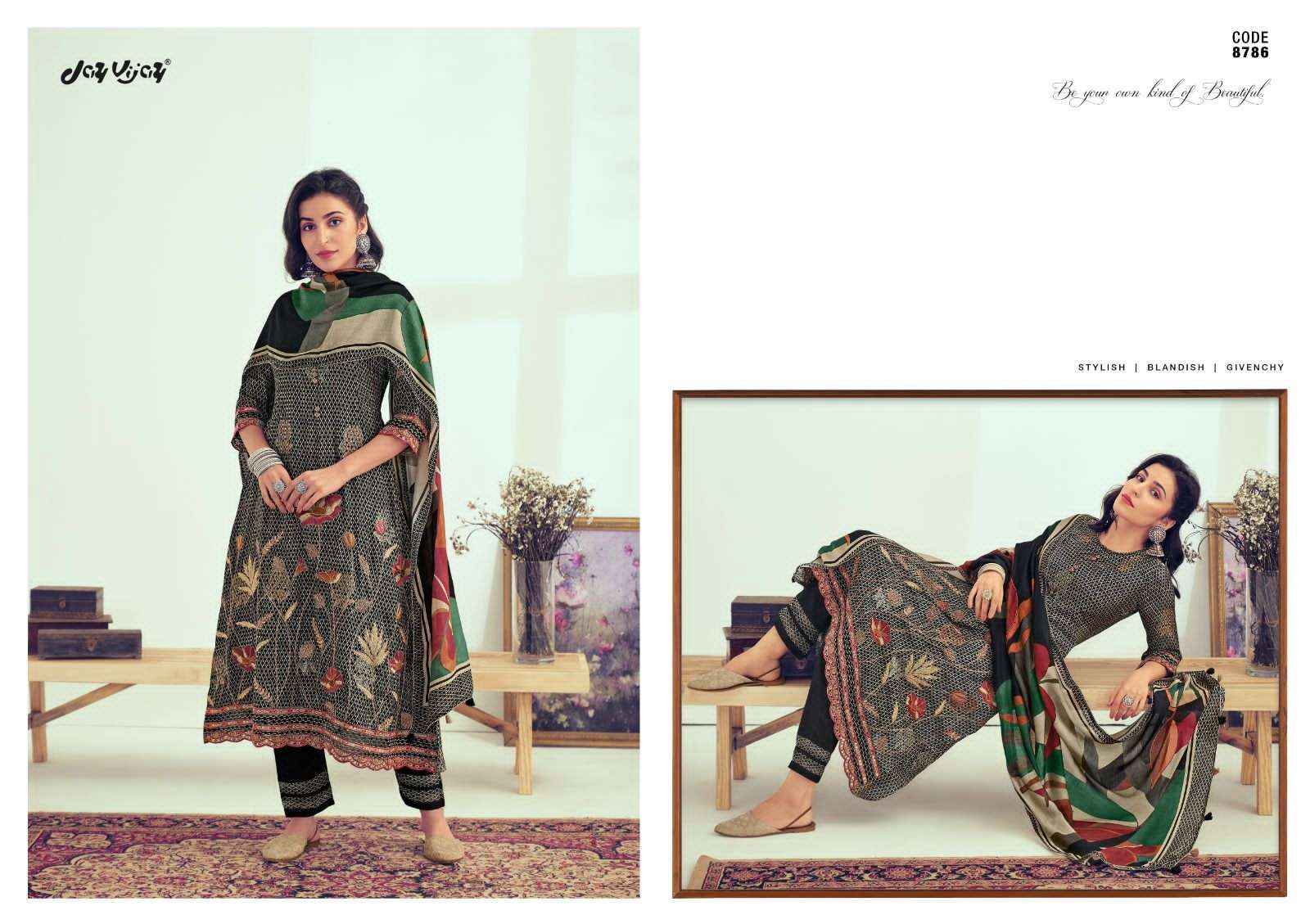 JAY VIJAY KHUBANI SILK JACQUARD DESIGNER SUITS