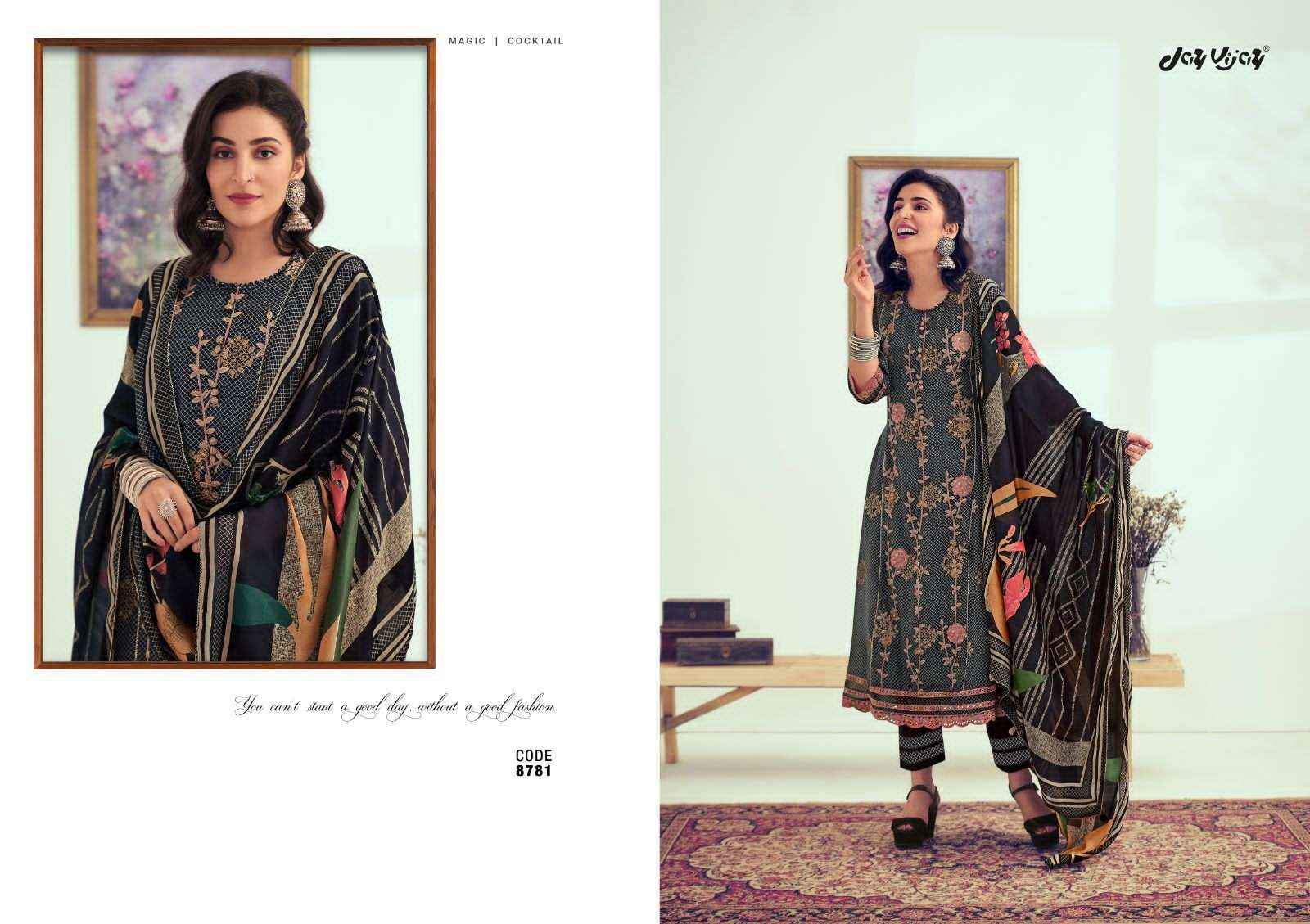 JAY VIJAY KHUBANI SILK JACQUARD DESIGNER SUITS