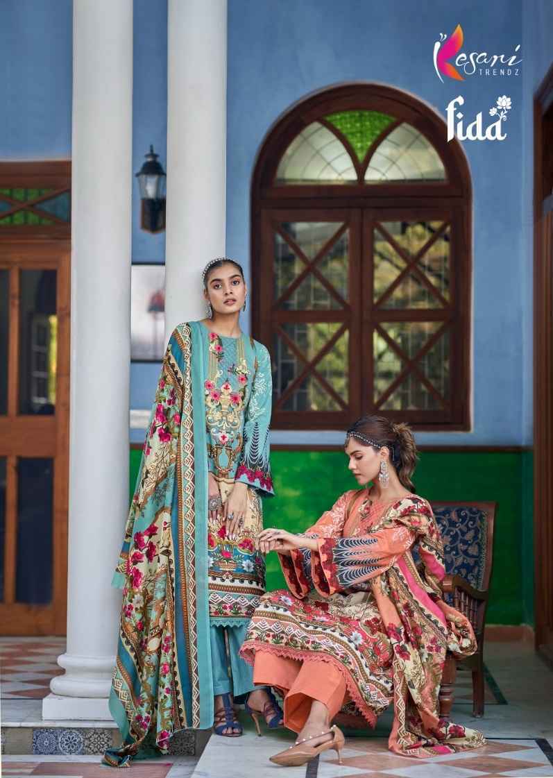 Kesari Trandz Fida Lawn Dress Material 8 pcs Catalogue