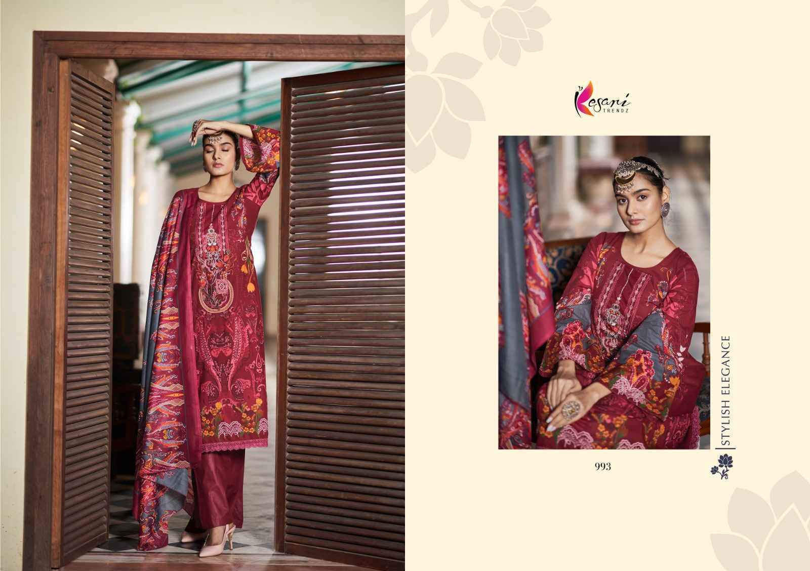 Kesari Trandz Fida Lawn Dress Material 8 pcs Catalogue