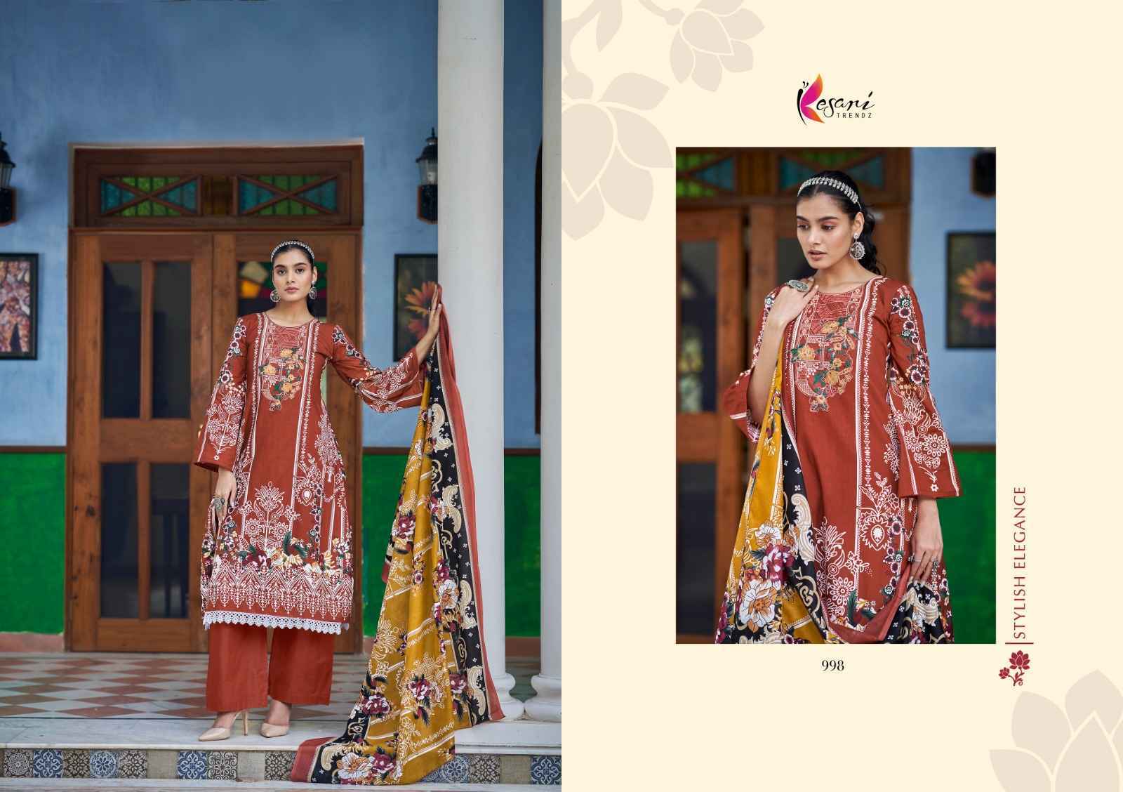 Kesari Trandz Fida Lawn Dress Material 8 pcs Catalogue