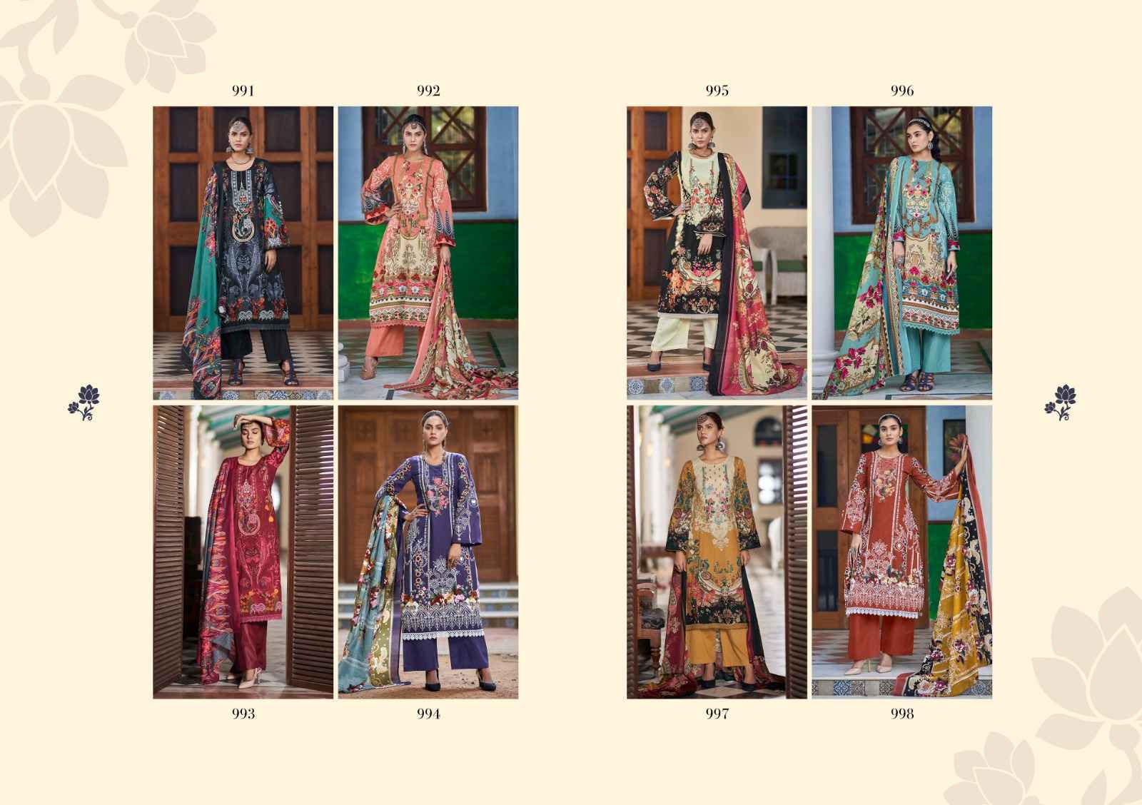 Kesari Trandz Fida Lawn Dress Material 8 pcs Catalogue