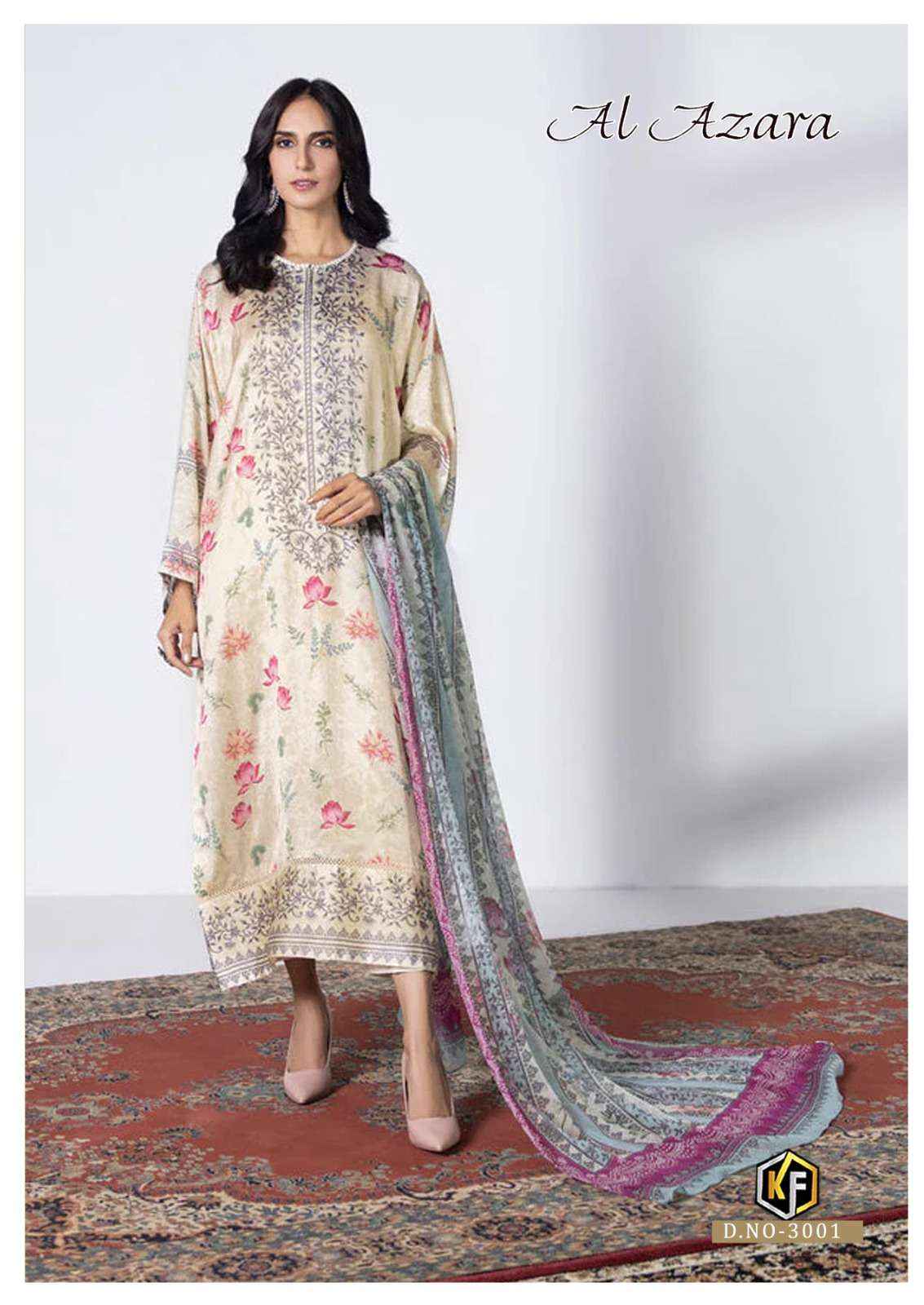 KEVAL FAB AL AZARA VOL 3 PAKISTANI DRESS MATERIAL