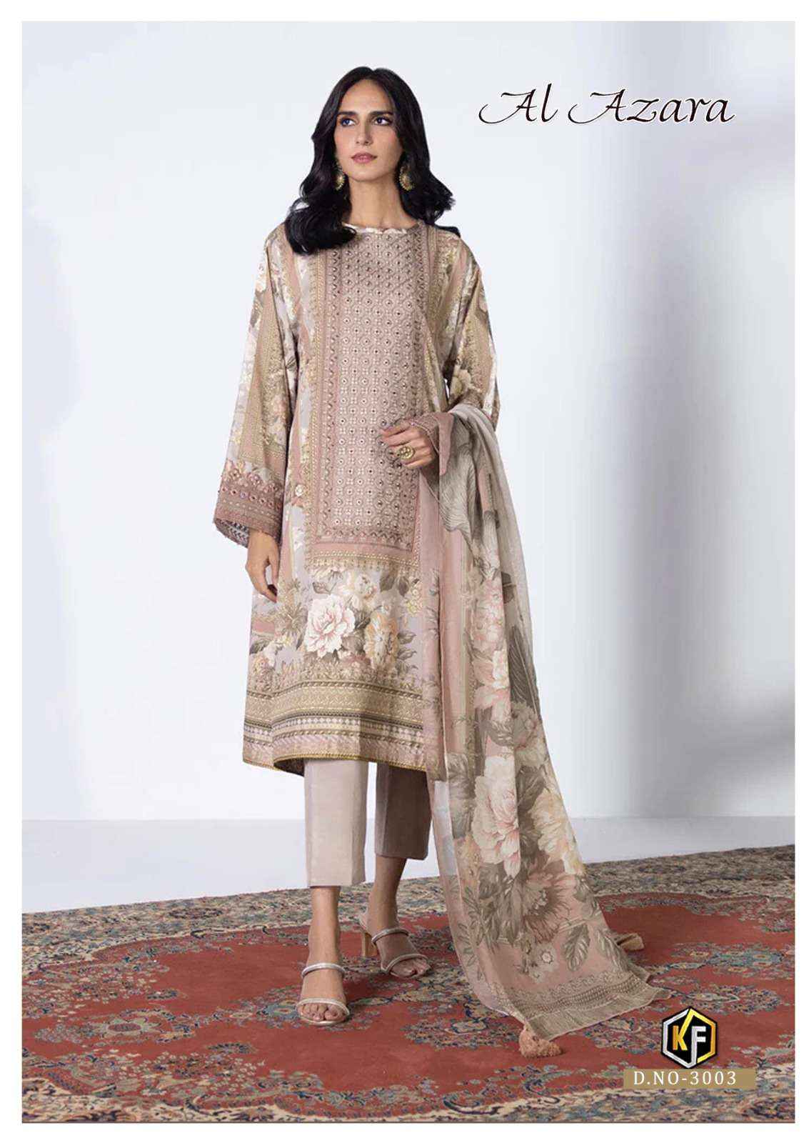 KEVAL FAB AL AZARA VOL 3 PAKISTANI DRESS MATERIAL