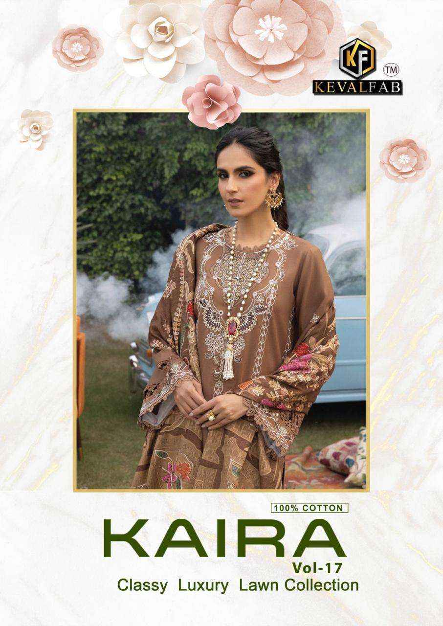 KEVAL FAB KAIRA VOL 17 COTTON PRINT SUITS