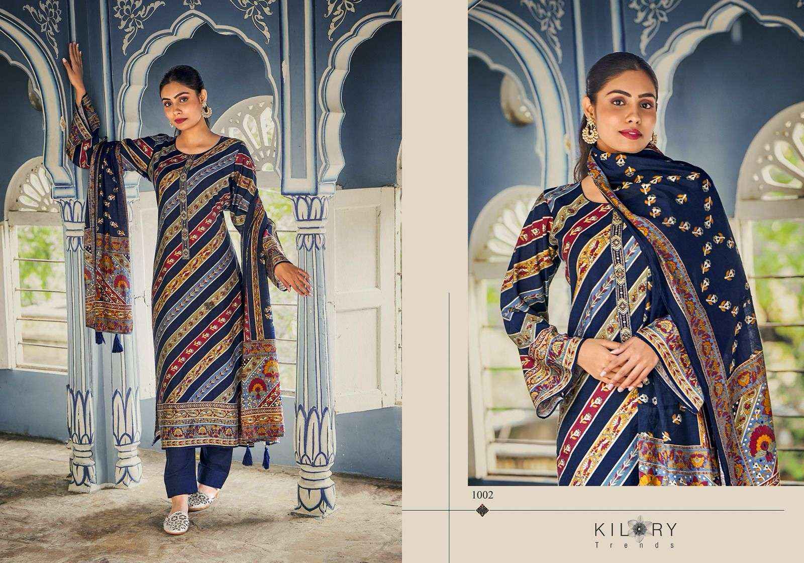 KILORY TRENDZ HUMSAFAR VISCOSE DESIGNER SUITS