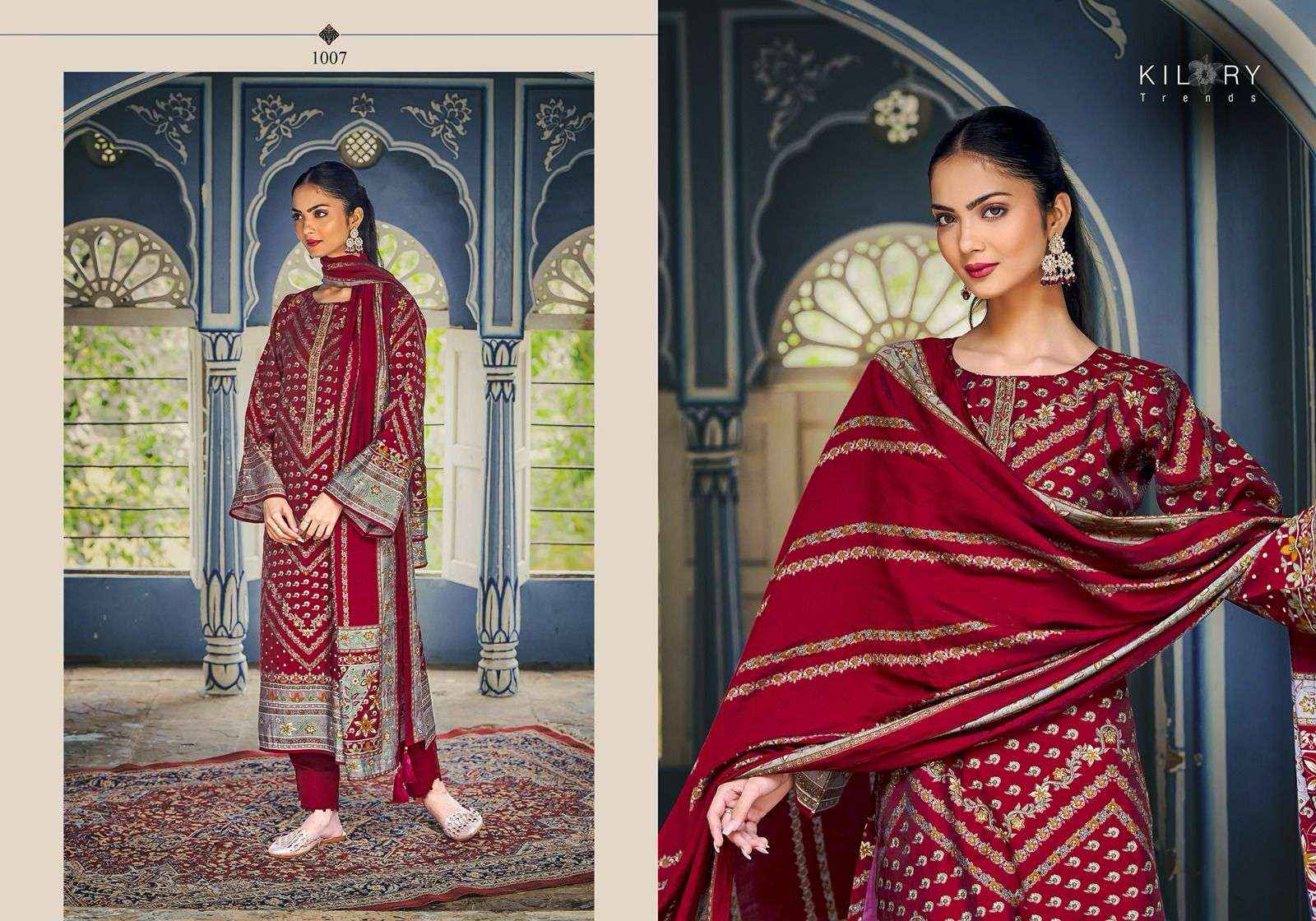 KILORY TRENDZ HUMSAFAR VISCOSE DESIGNER SUITS