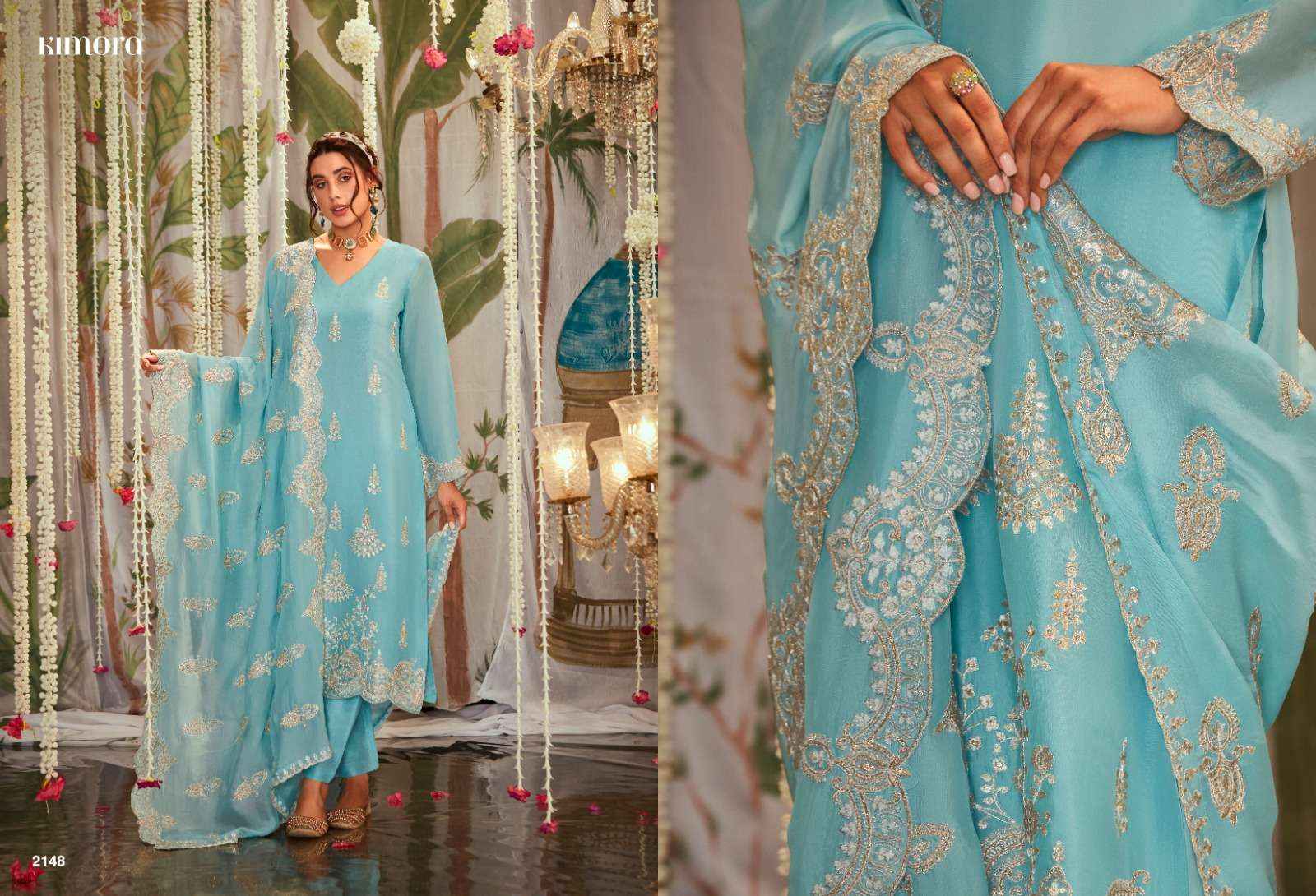 KIMORA FASHION ITRH TRADITIONAL WEAR ORGANZA SUITS