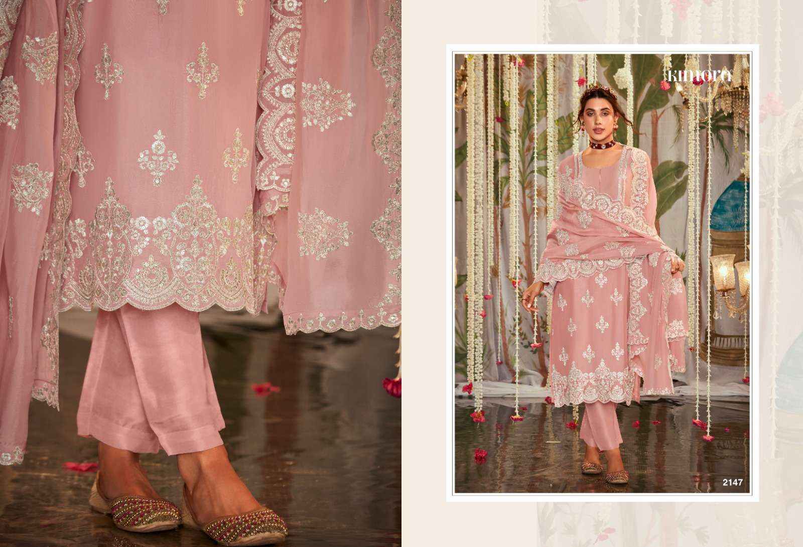 KIMORA FASHION ITRH TRADITIONAL WEAR ORGANZA SUITS