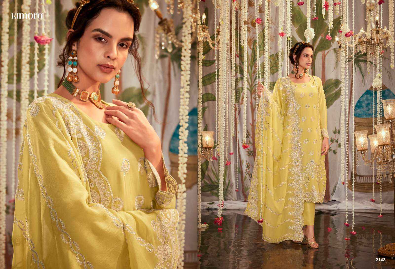 KIMORA FASHION ITRH TRADITIONAL WEAR ORGANZA SUITS