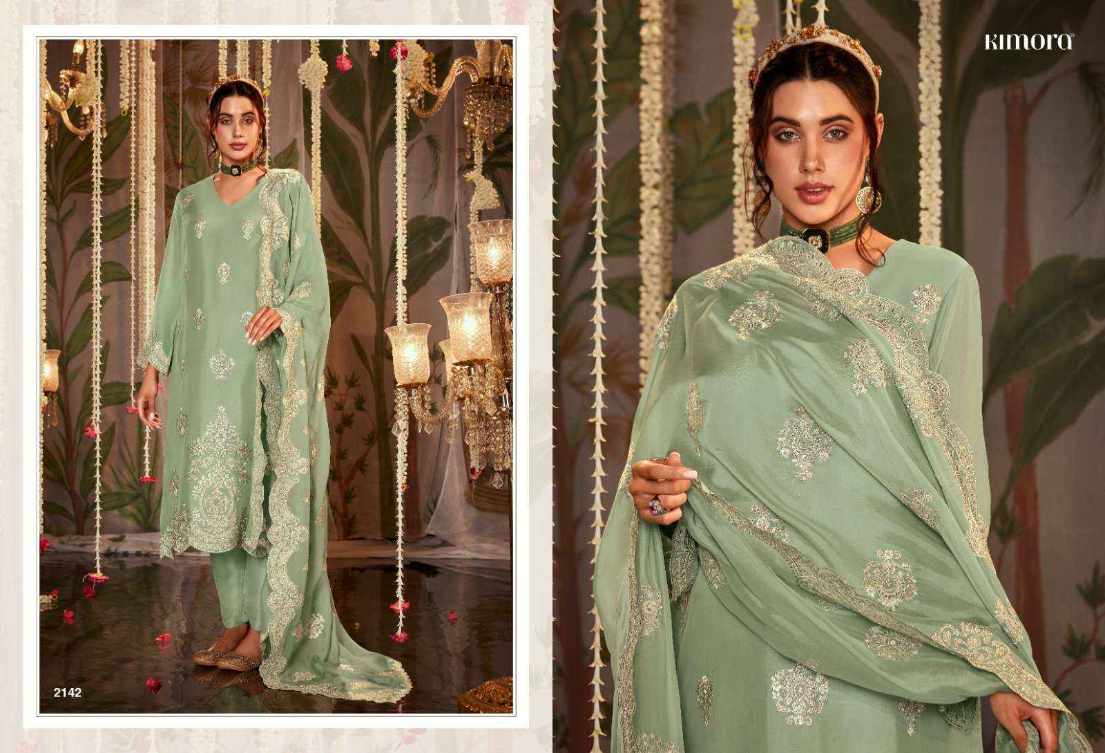 KIMORA FASHION ITRH TRADITIONAL WEAR ORGANZA SUITS