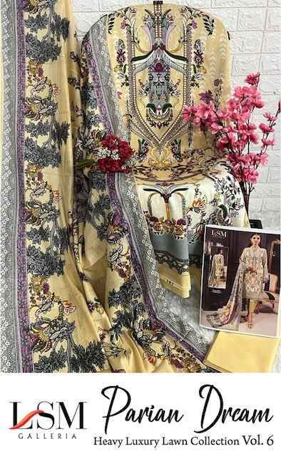 LSM GALLERIA PARIAN DREAM VOL-6 PAKISTANI SUITS