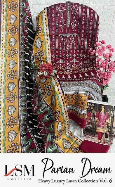 LSM GALLERIA PARIAN DREAM VOL-6 PAKISTANI SUITS